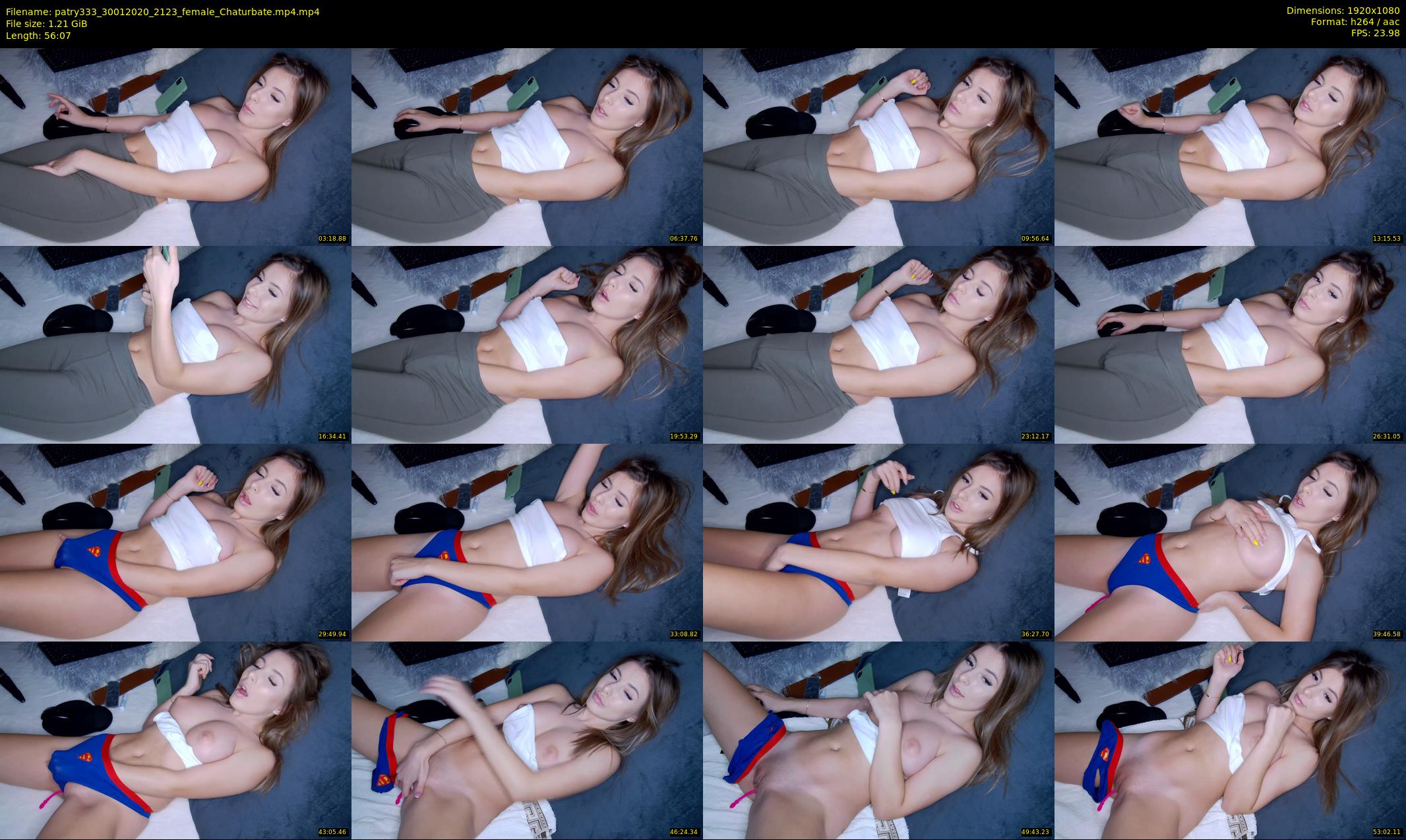 patry333 — 57 minute Chaturbate female cam show recording, 1080p, Jan 30, 2020