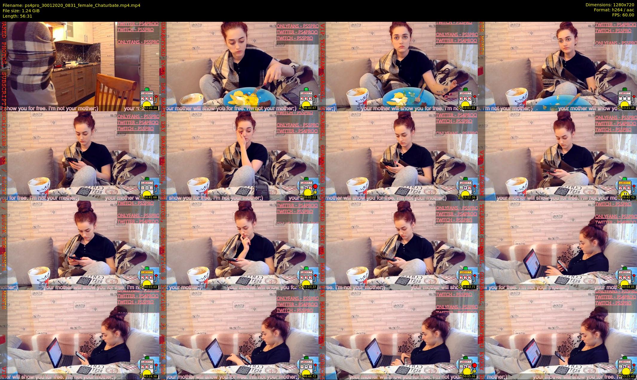ps4pro — 57 minute Chaturbate female cam show recording, 720p, Jan 30, 2020