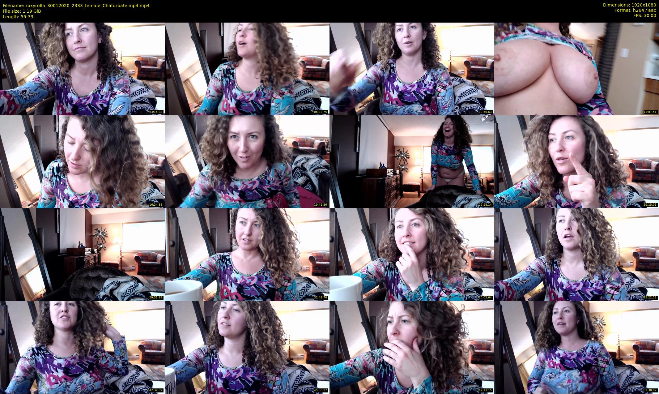 roxyrolla — 56 minute Chaturbate female cam show recording, 1080p, Jan 30, 2020