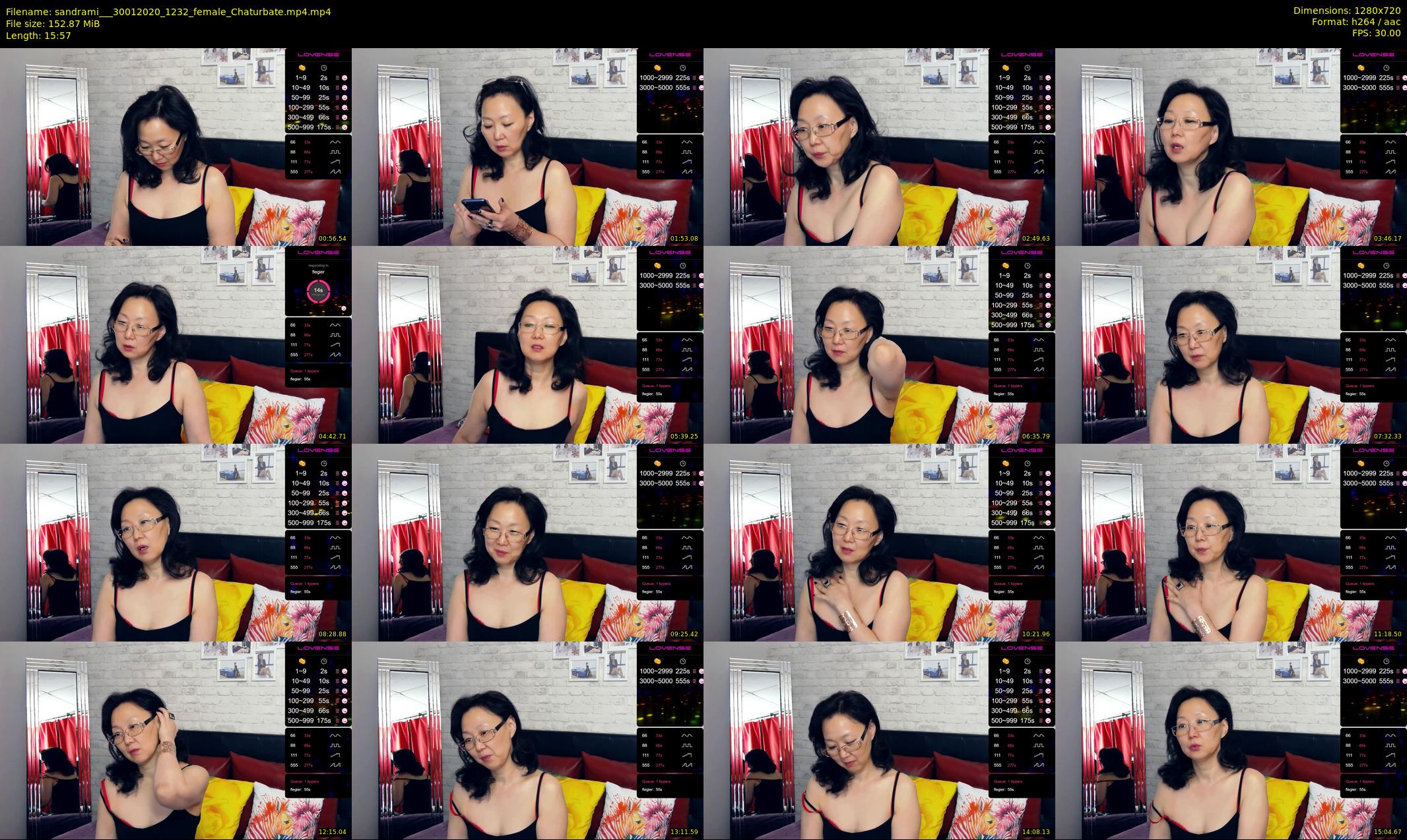 sandrami__ — 16 minute Chaturbate female cam show recording, 720p, Jan 30, 2020