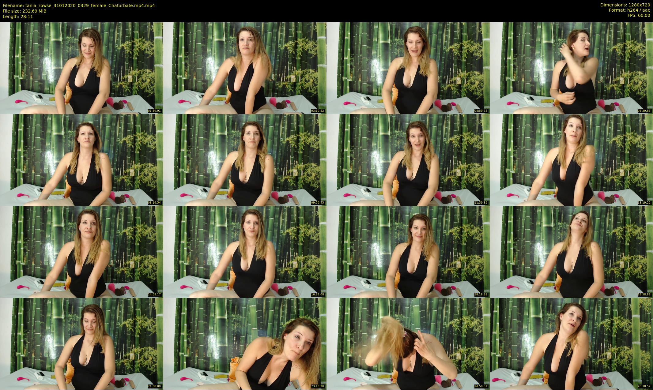 tania_rowse — 29 minute Chaturbate female cam show recording, 720p, Jan 31, 2020