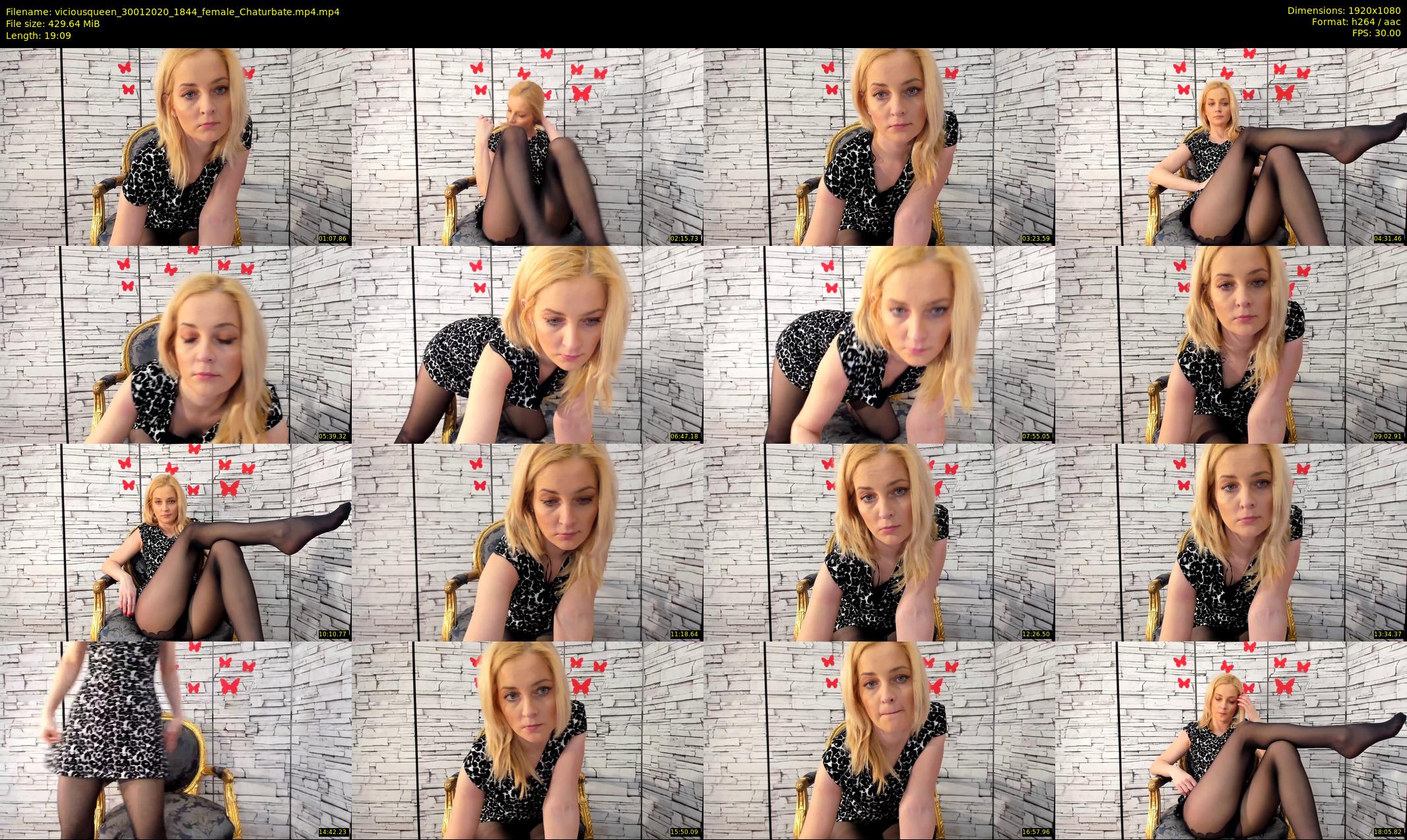 viciousqueen — 20 minute Chaturbate female cam show recording, 1080p, Jan 30, 2020