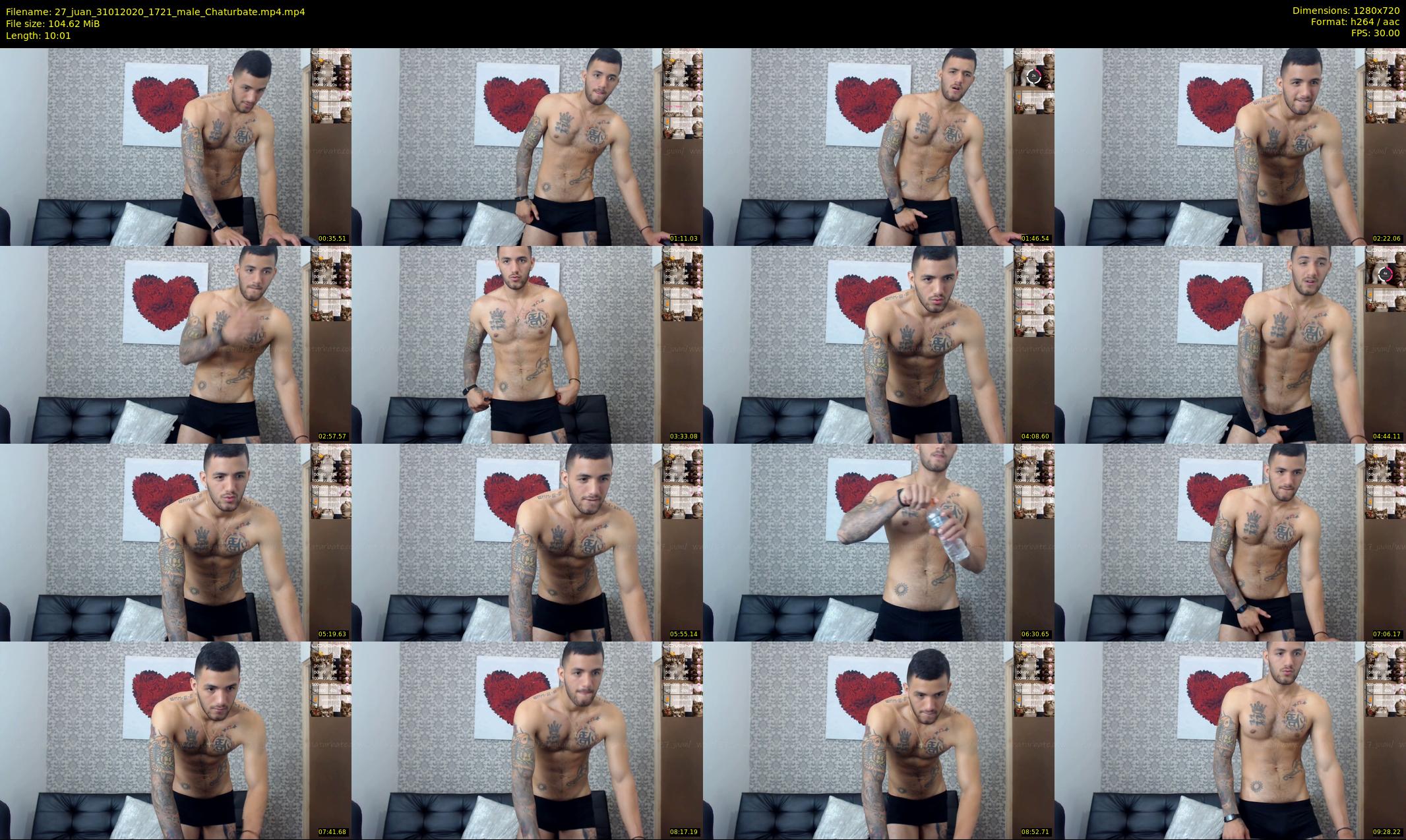 27_juan — 11 minute Chaturbate male cam show recording, 720p, Jan 31, 2020