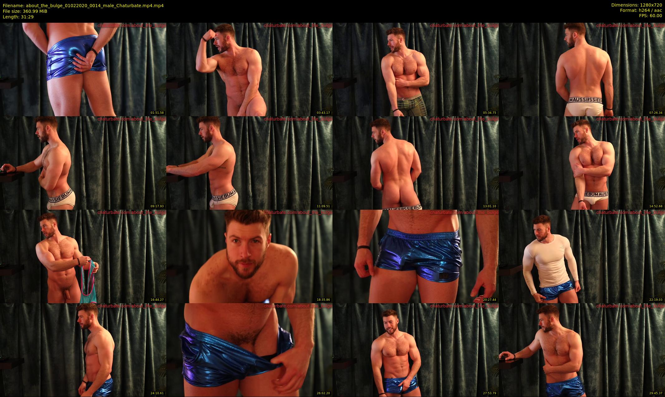 about_the_bulge — 32 minute Chaturbate male cam show recording, 720p, Feb 1, 2020