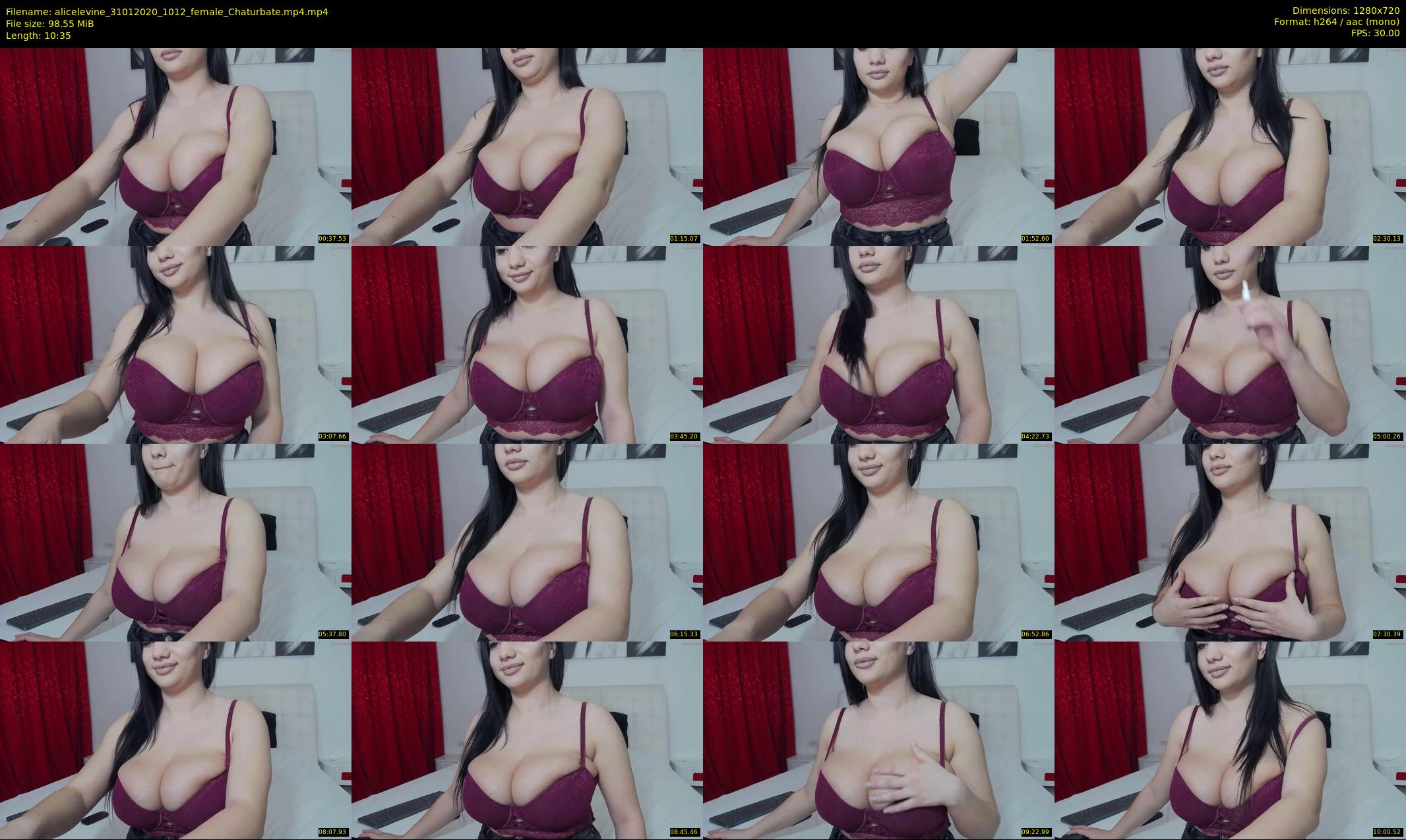 alicelevine — 11 minute Chaturbate female cam show recording, 720p, Jan 31, 2020