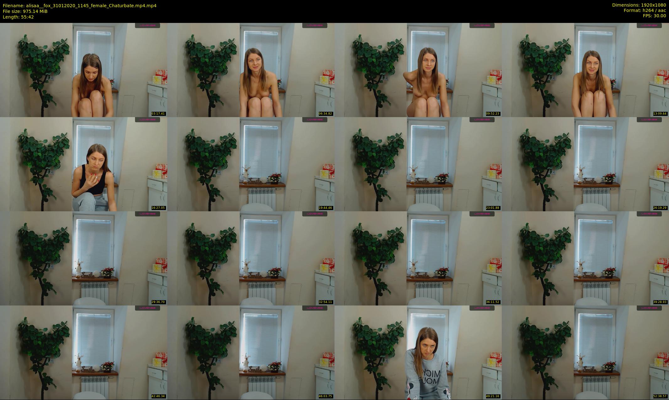 alisaa__fox — 56 minute Chaturbate female cam show recording, 1080p, Jan 31, 2020