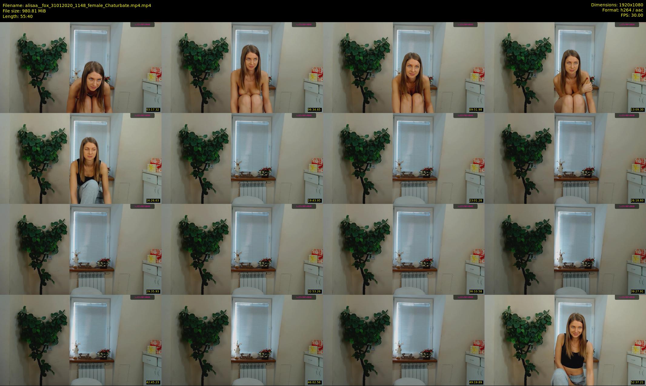 alisaa__fox — 56 minute Chaturbate female cam show recording, 1080p, Jan 31, 2020