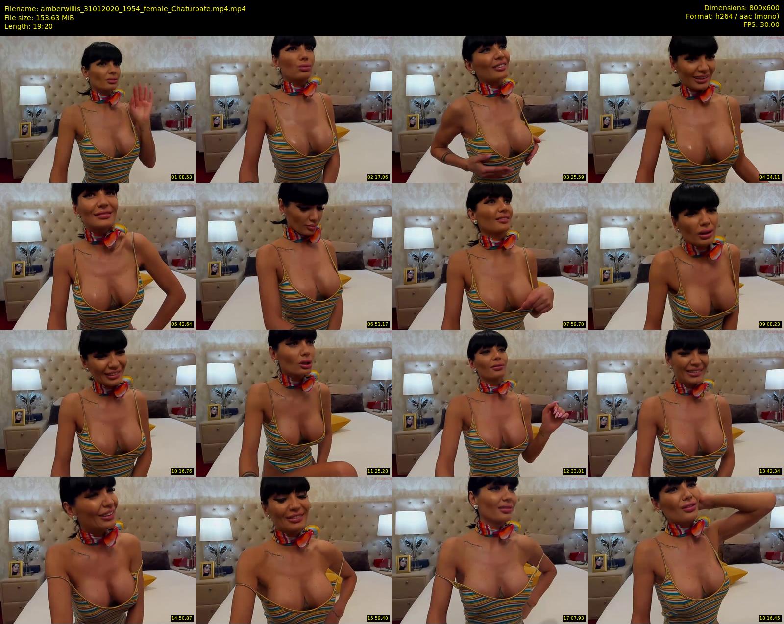 amberwillis — 20 minute Chaturbate female cam show recording, 480p, Jan 31, 2020