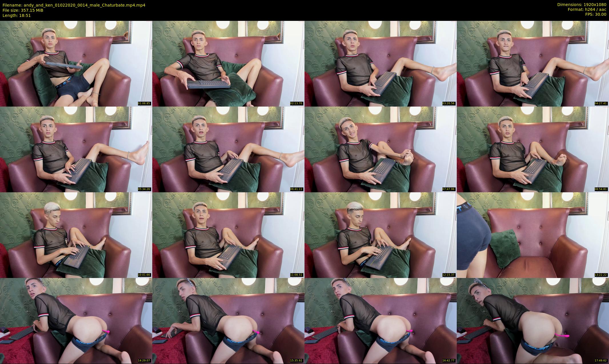 andy_and_ken — 19 minute Chaturbate male cam show recording, 1080p, Feb 1, 2020