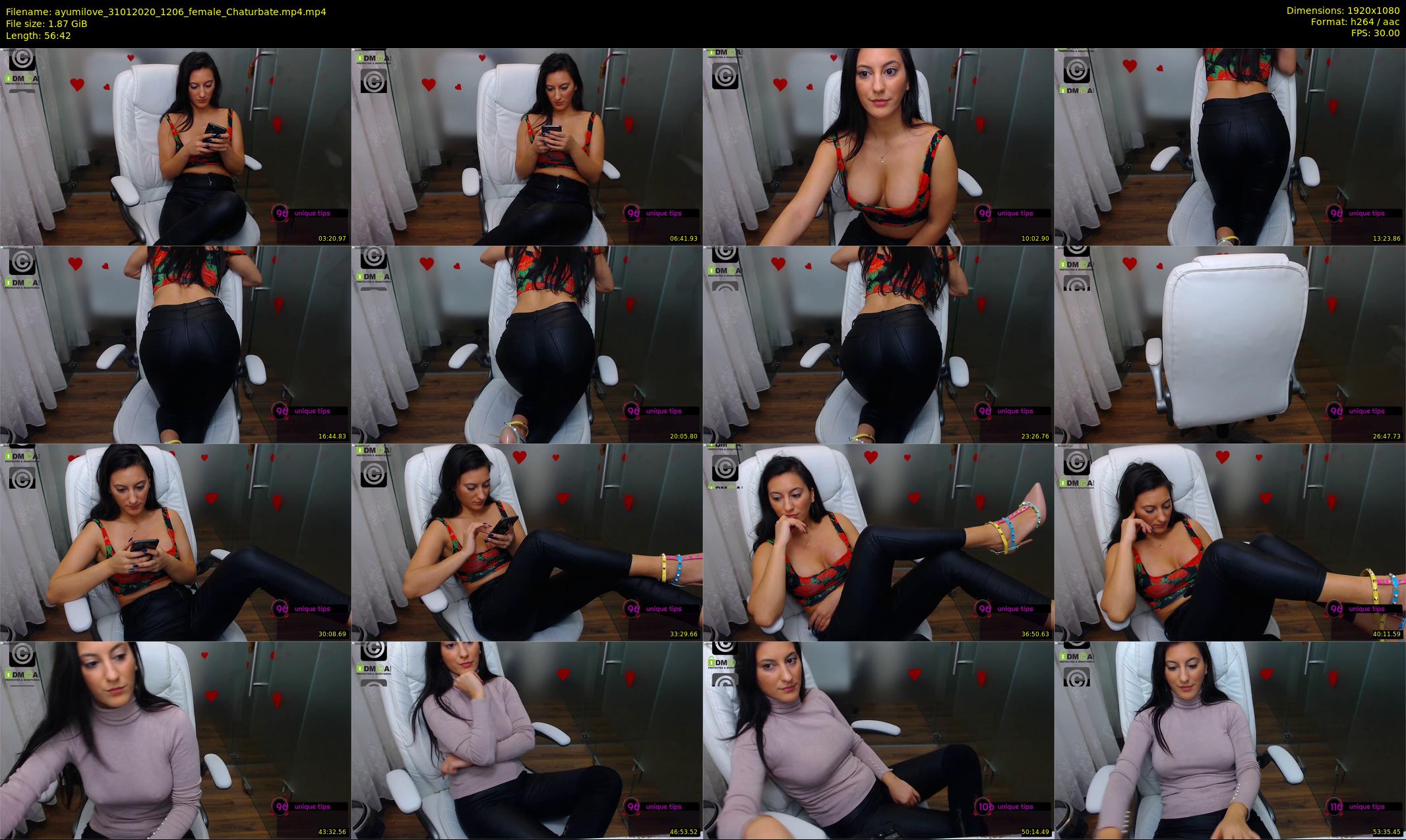 ayumilove — 57 minute Chaturbate female cam show recording, 1080p, Jan 31, 2020