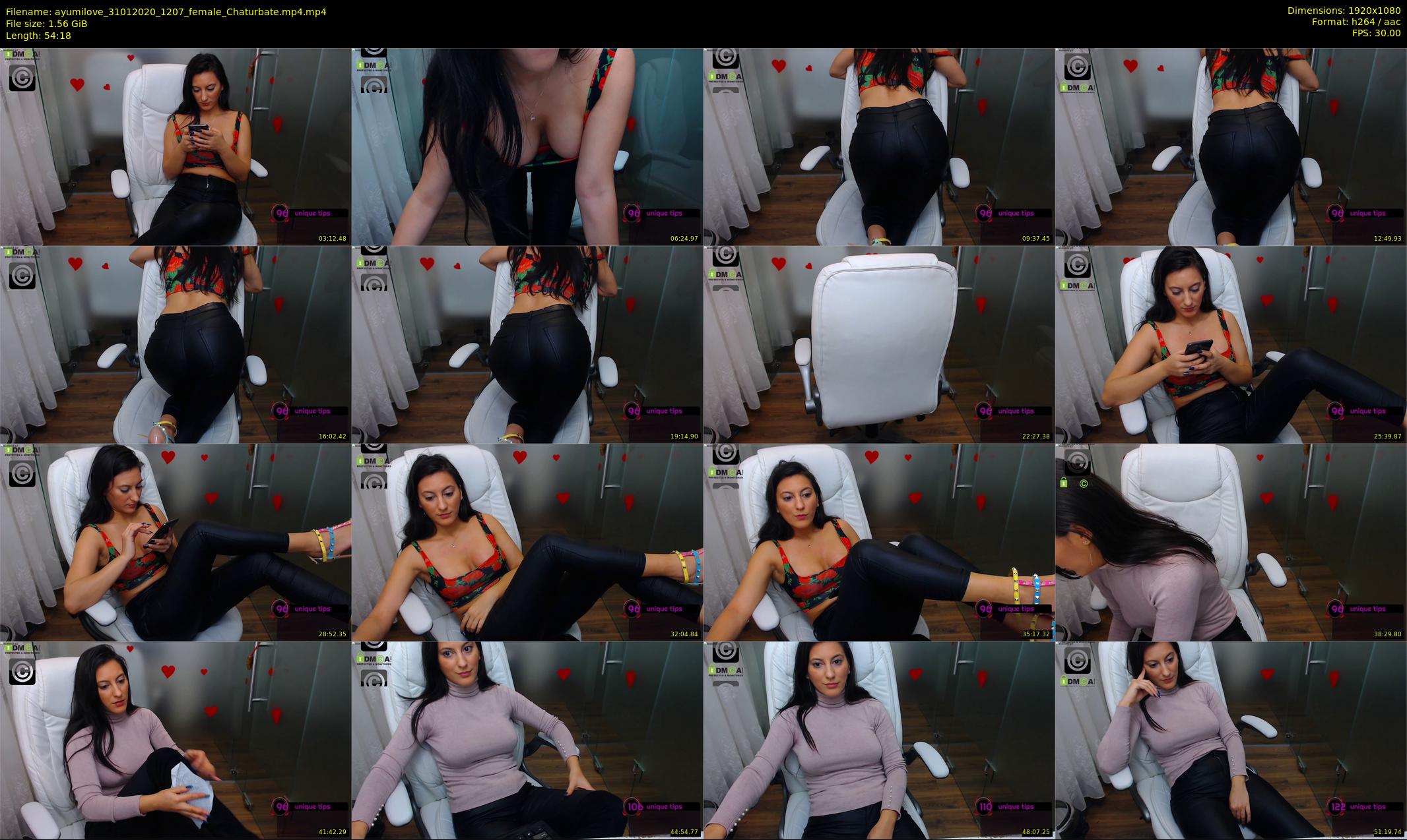 ayumilove — 55 minute Chaturbate female cam show recording, 1080p, Jan 31, 2020