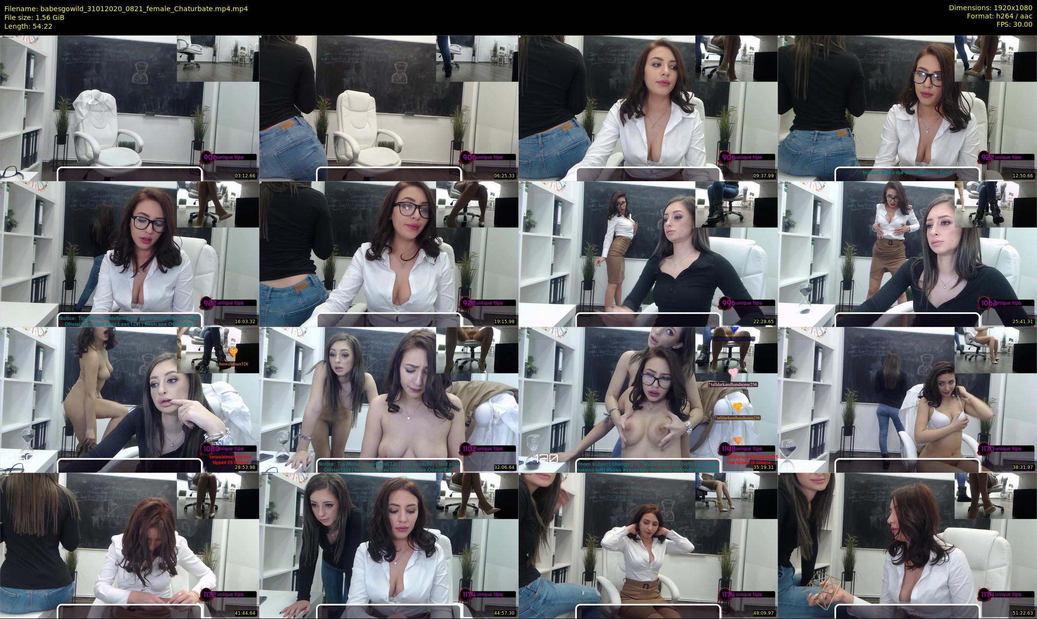 babesgowild — 55 minute Chaturbate couple cam show recording, 1080p, Jan 31, 2020