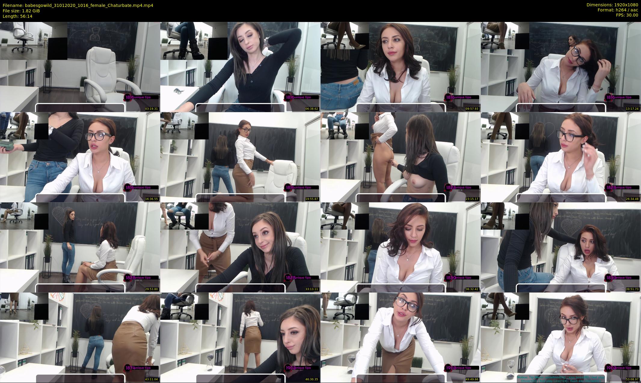 babesgowild — 57 minute Chaturbate couple cam show recording, 1080p, Jan 31, 2020