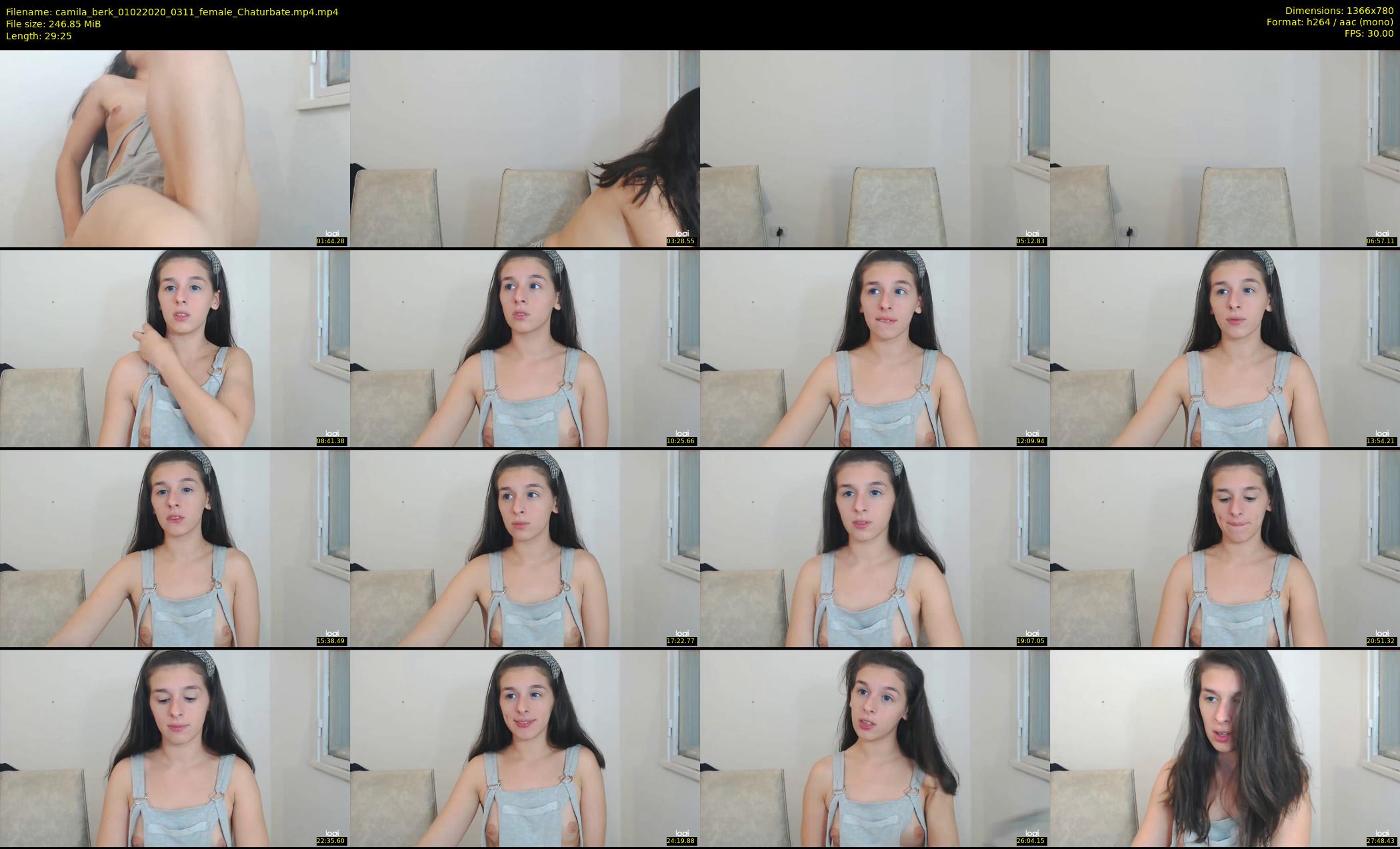 camila_berk — 30 minute Chaturbate female cam show recording, 720p, Feb 1, 2020