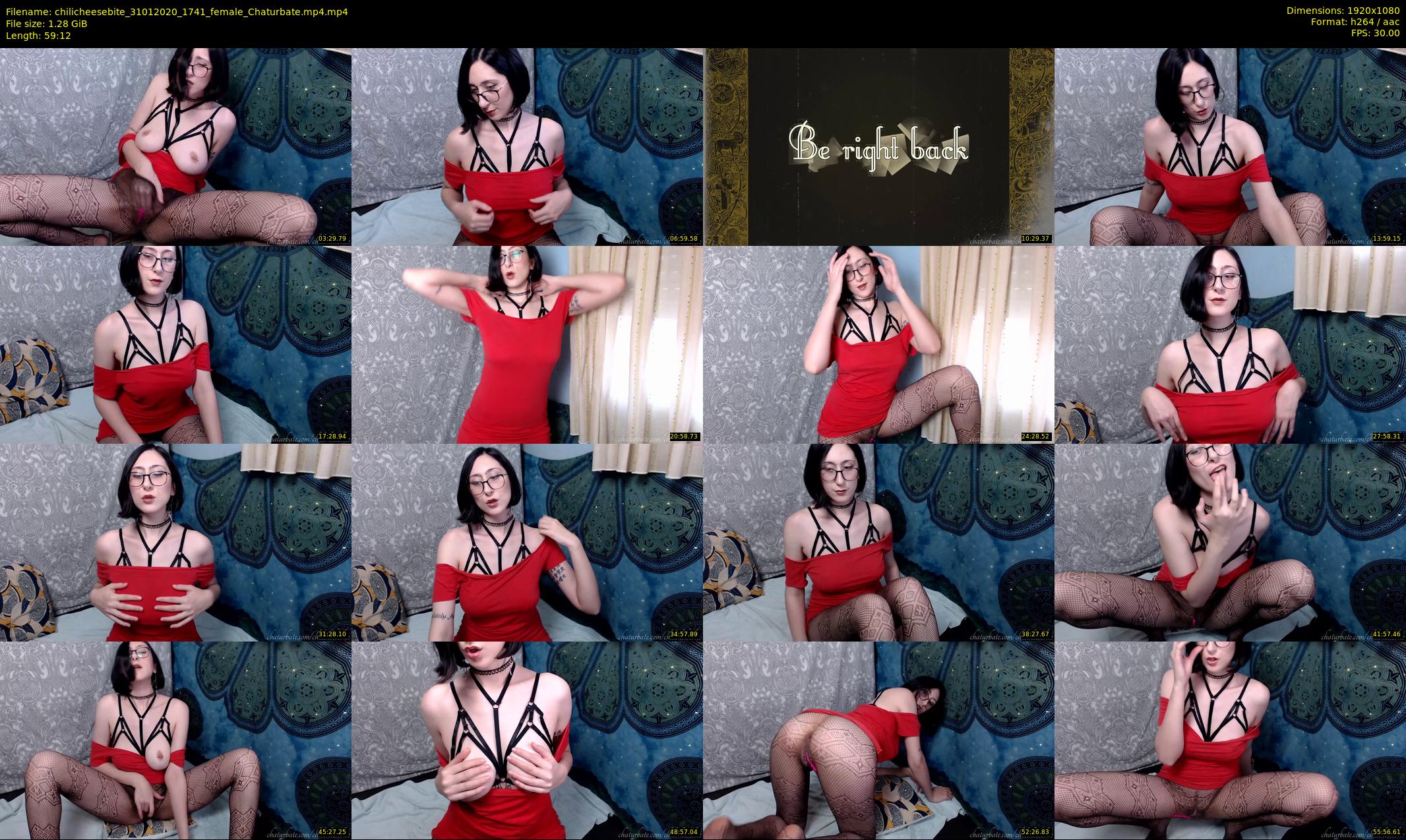 chilicheesebite — 60 minute Chaturbate female cam show recording, 1080p, Jan 31, 2020