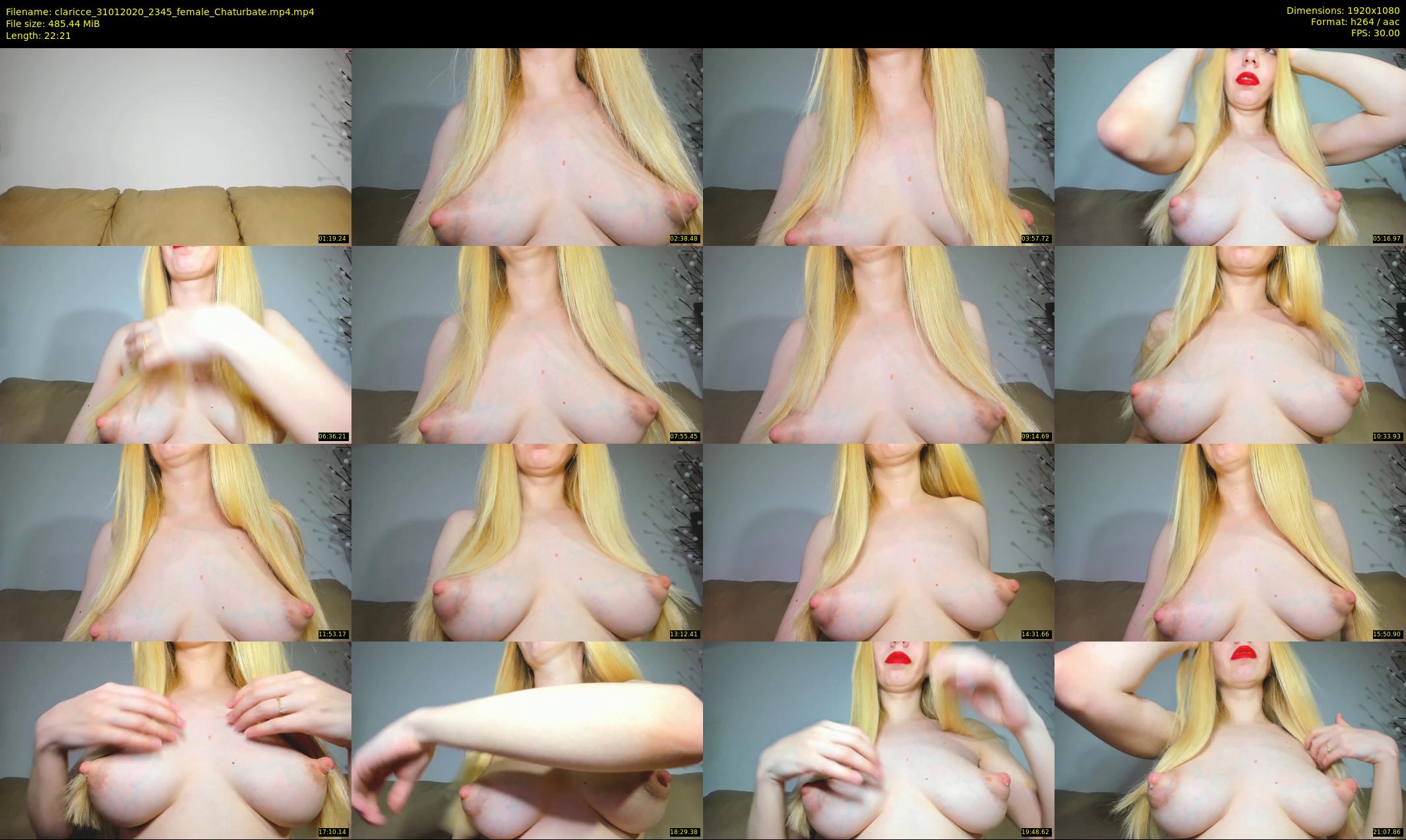 claricce — 23 minute Chaturbate female cam show recording, 1080p, Jan 31, 2020