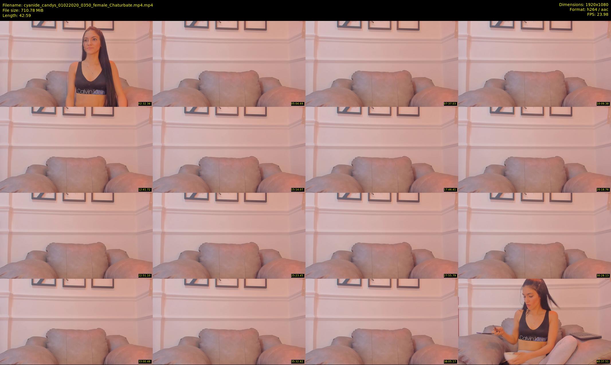 cyanide_candys — 43 minute Chaturbate female cam show recording, 1080p, Feb 1, 2020