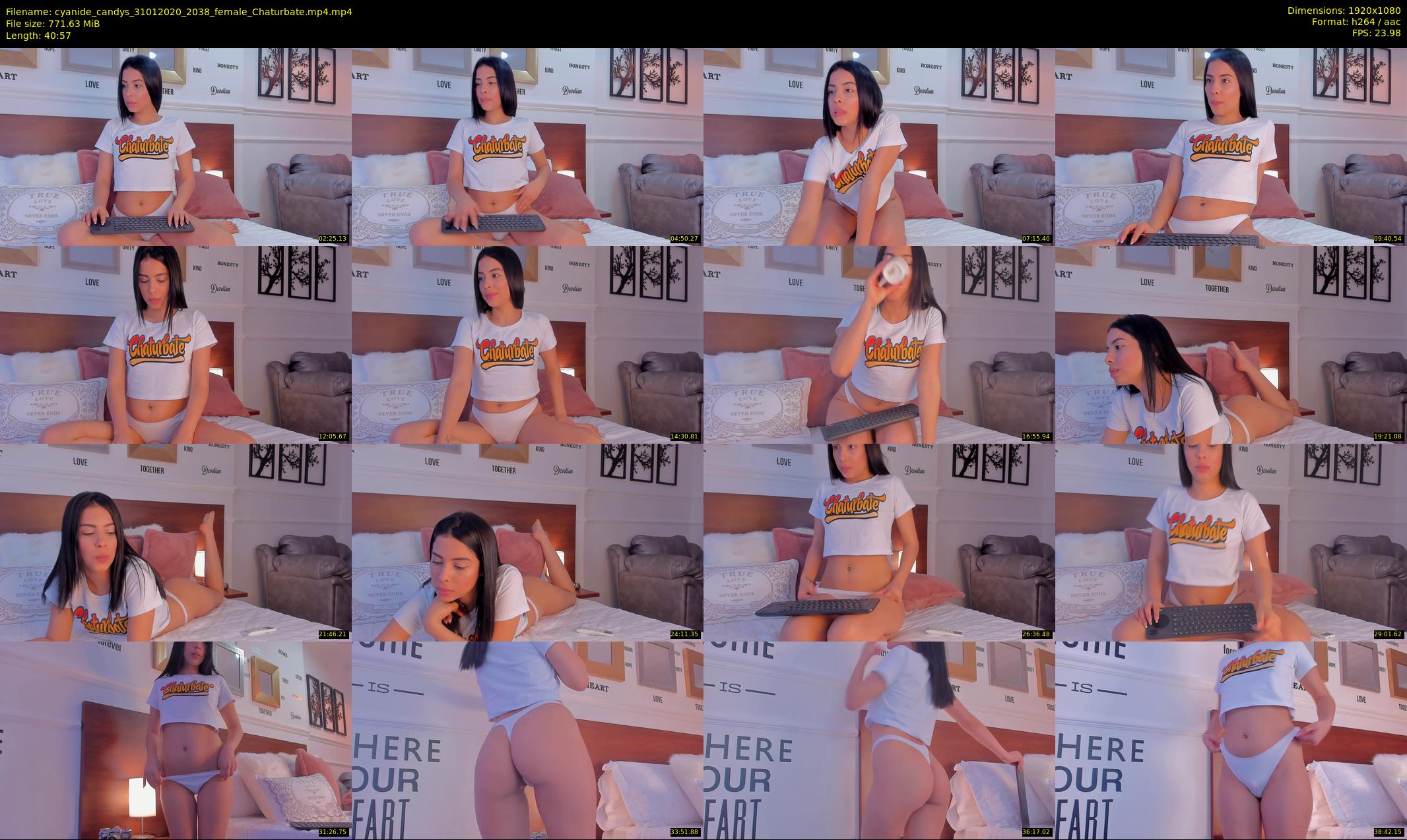 cyanide_candys — 41 minute Chaturbate female cam show recording, 1080p, Jan 31, 2020