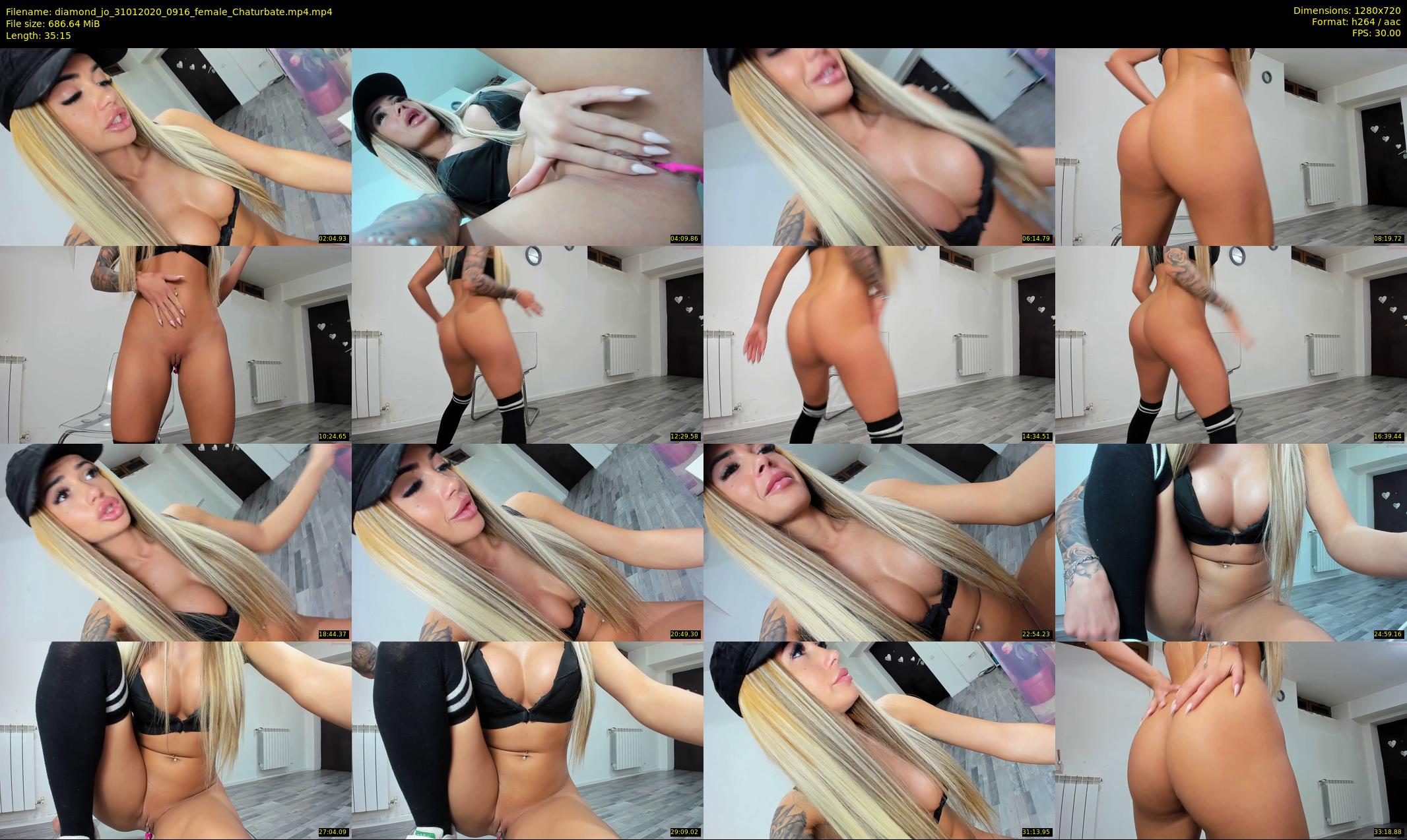 diamond_jo — 36 minute Chaturbate female cam show recording, 720p, Jan 31, 2020