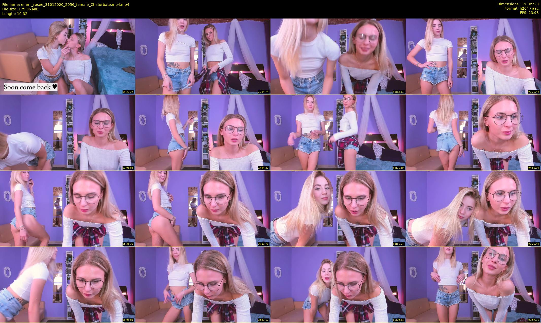 emmi_rosee — 11 minute Chaturbate female cam show recording, 720p, Jan 31, 2020