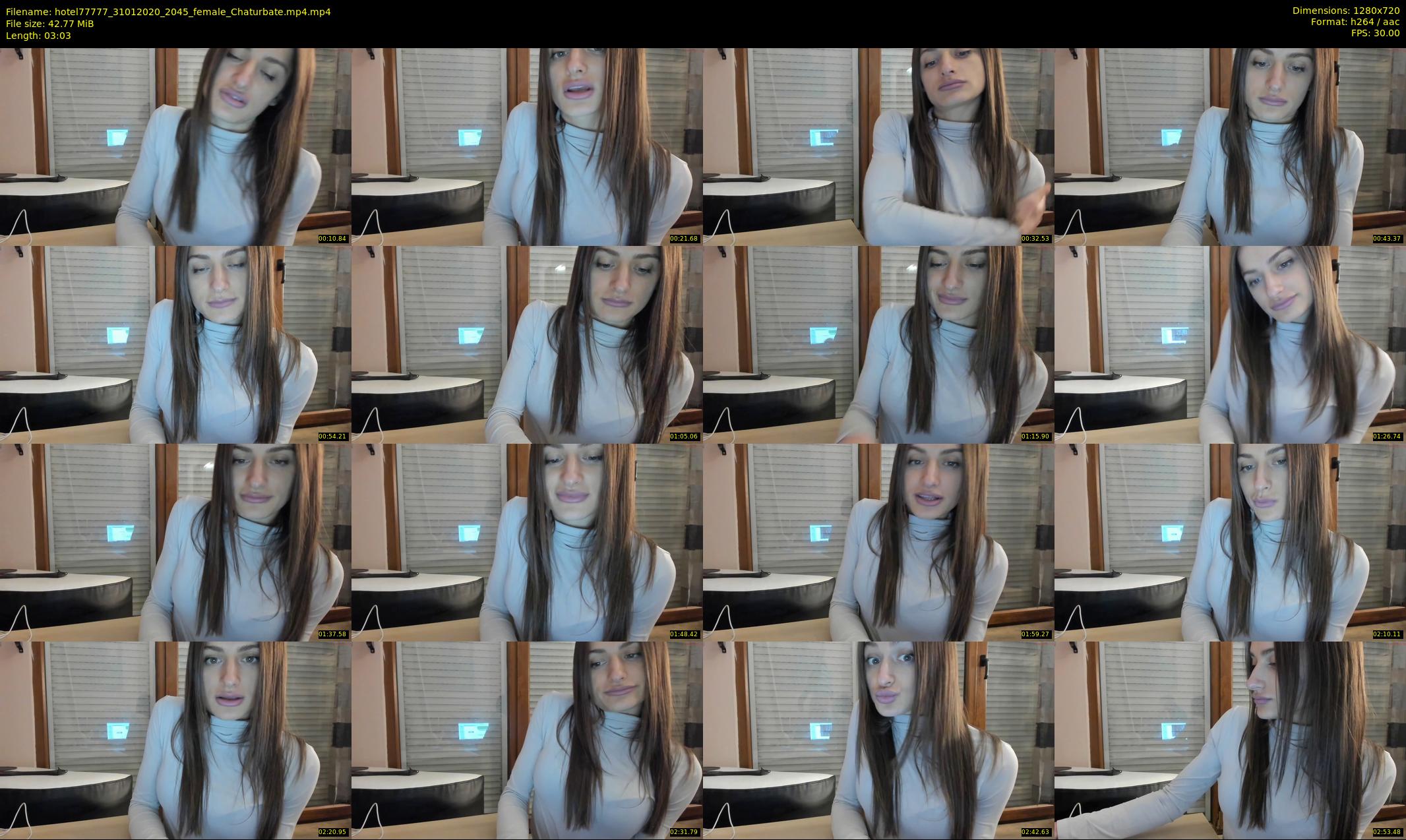 hotel77777 — 4 minute Chaturbate female cam show recording, 720p, Jan 31, 2020