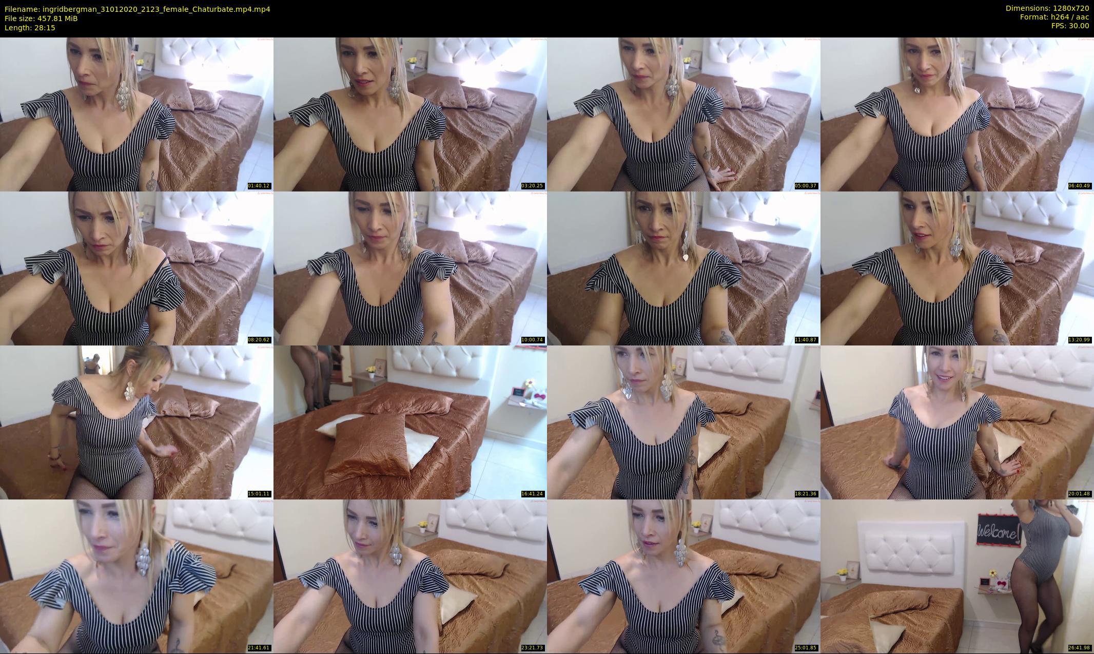 ingridbergman — 29 minute Chaturbate female cam show recording, 720p, Jan 31, 2020