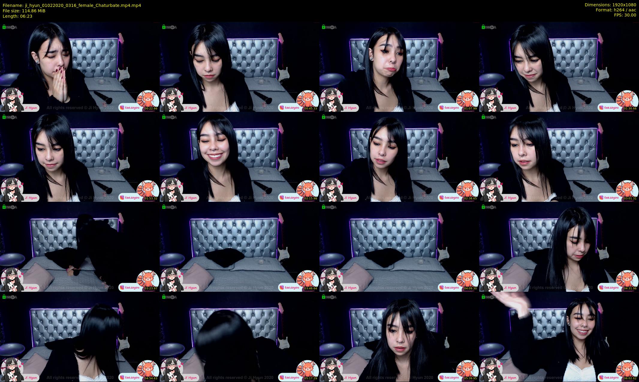 ji_hyun — 7 minute Chaturbate female cam show recording, 1080p, Feb 1, 2020