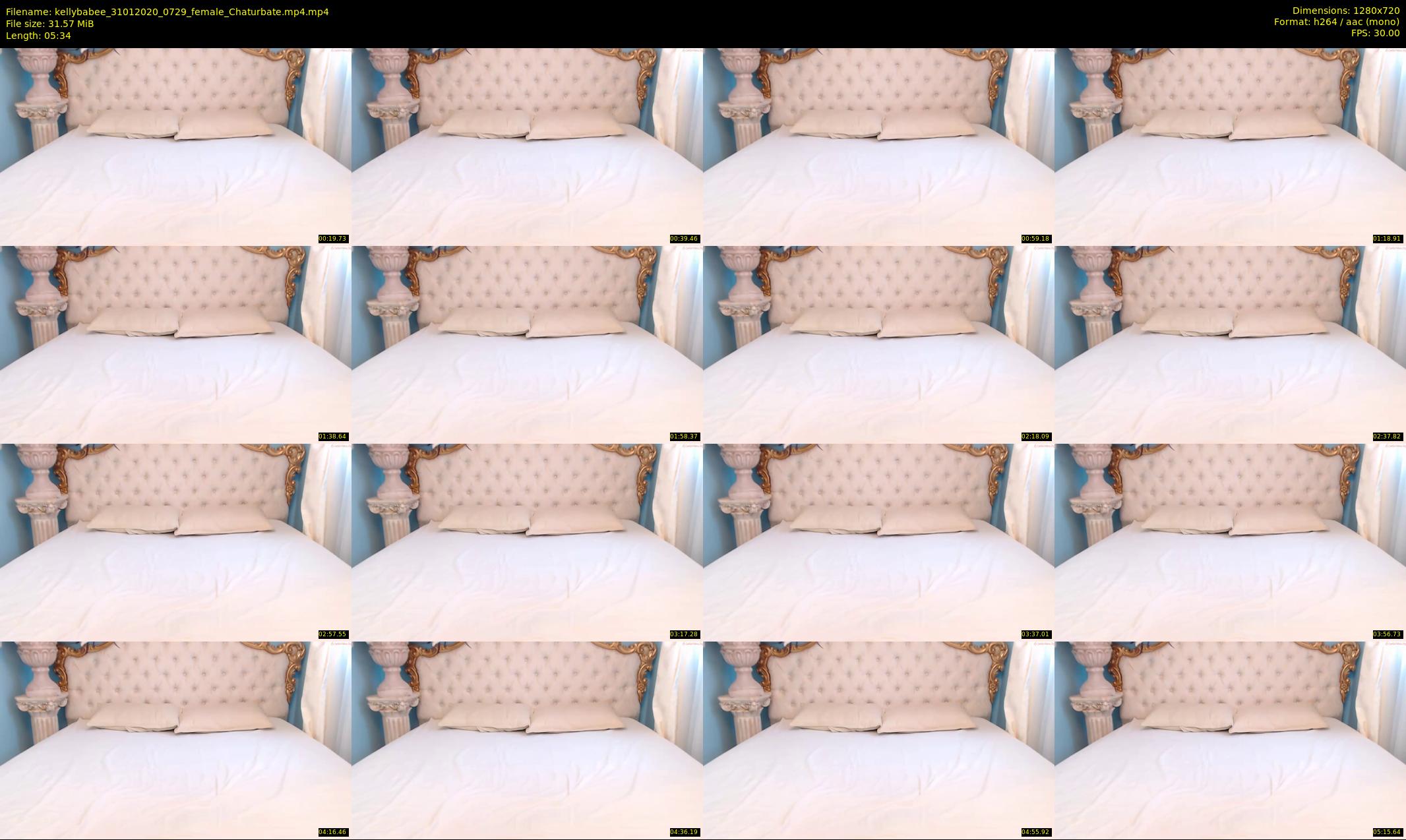 kellybabee — 6 minute Chaturbate female cam show recording, 720p, Jan 31, 2020