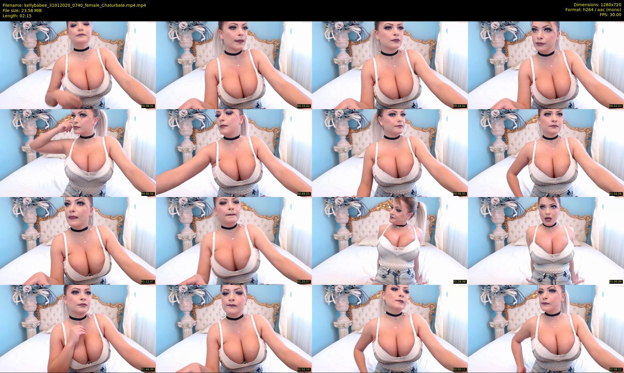 kellybabee — 3 minute Chaturbate female cam show recording, 720p, Jan 31, 2020