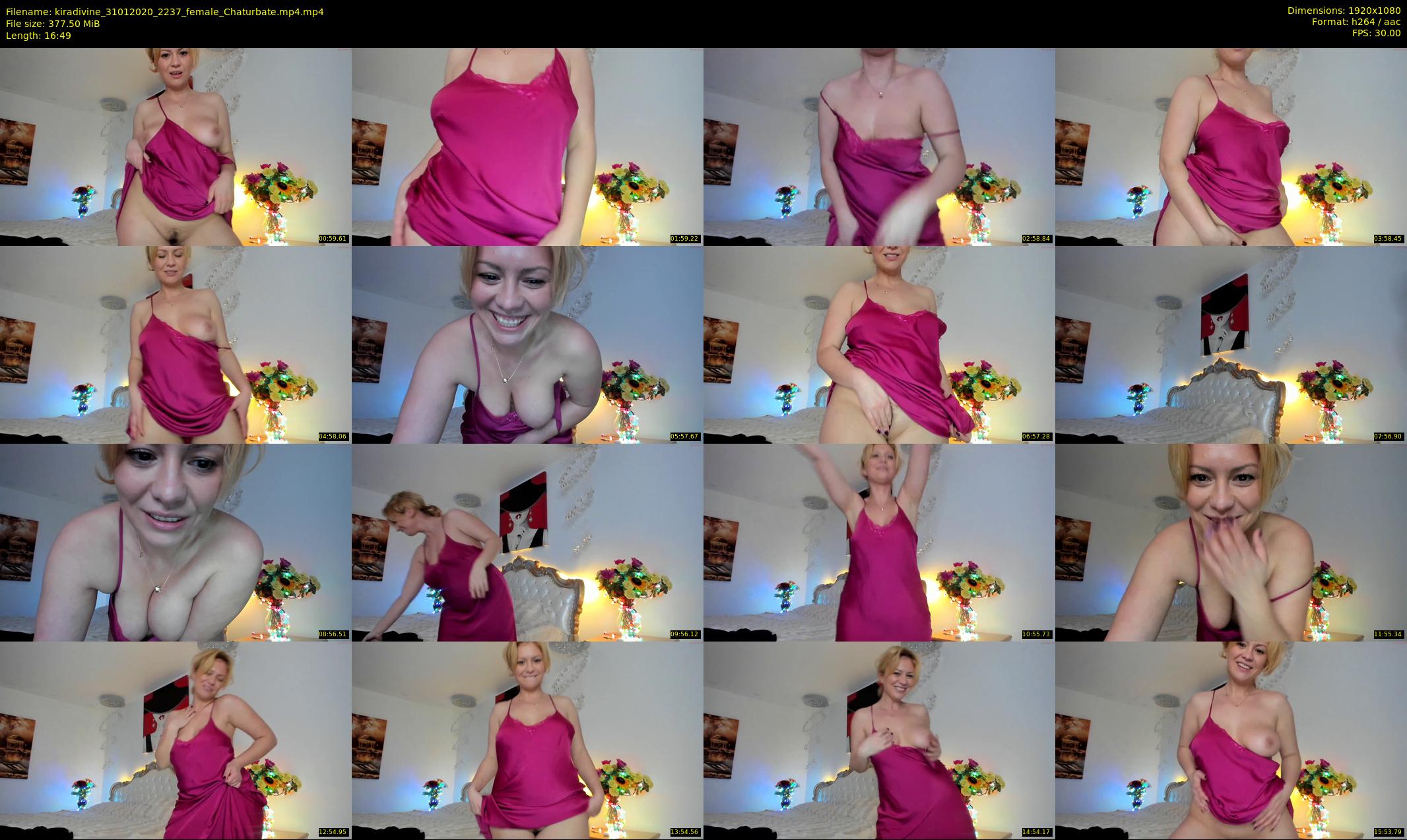 kiradivine — 17 minute Chaturbate female cam show recording, 1080p, Jan 31, 2020