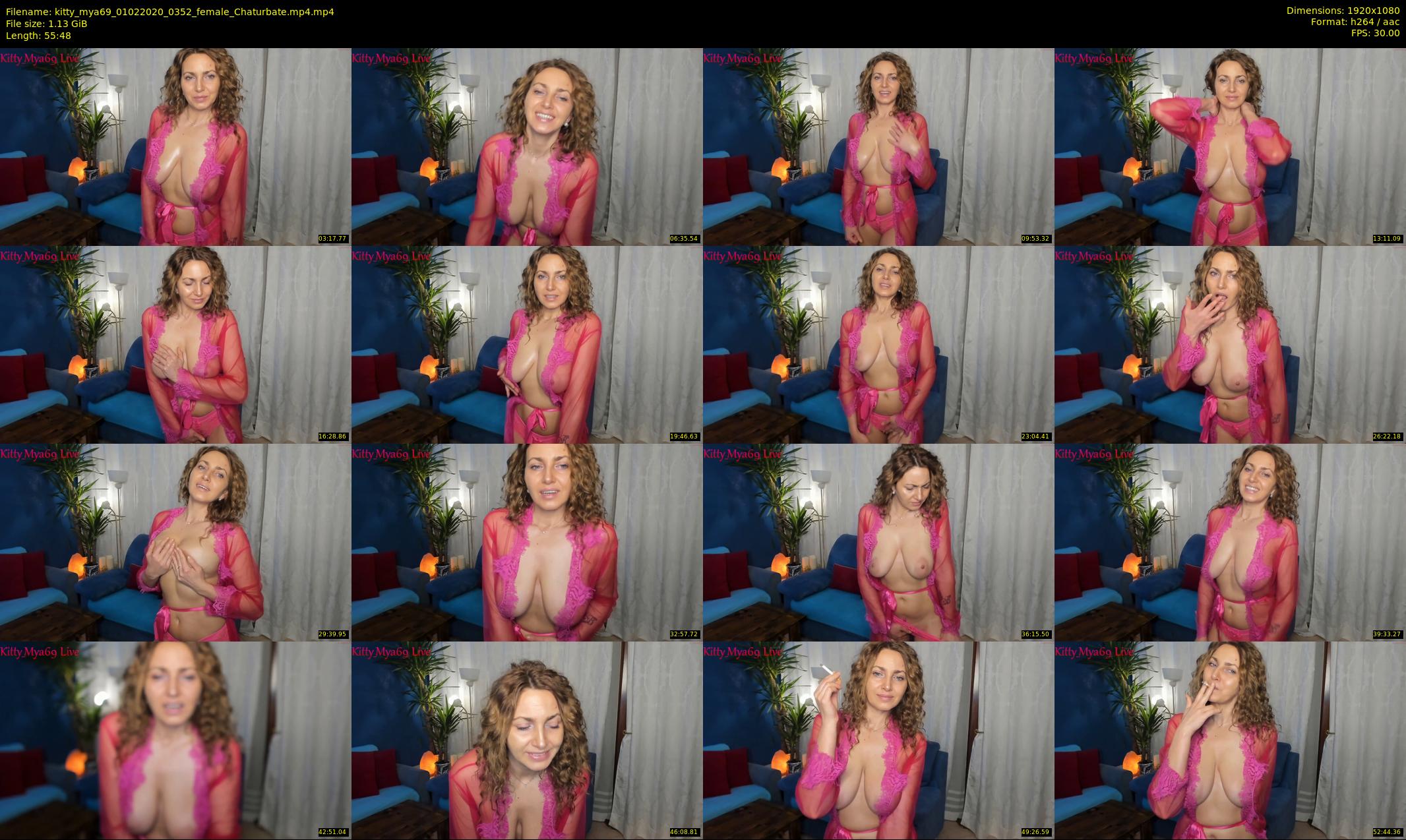 kitty_mya69 — 56 minute Chaturbate female cam show recording, 1080p, Feb 1, 2020
