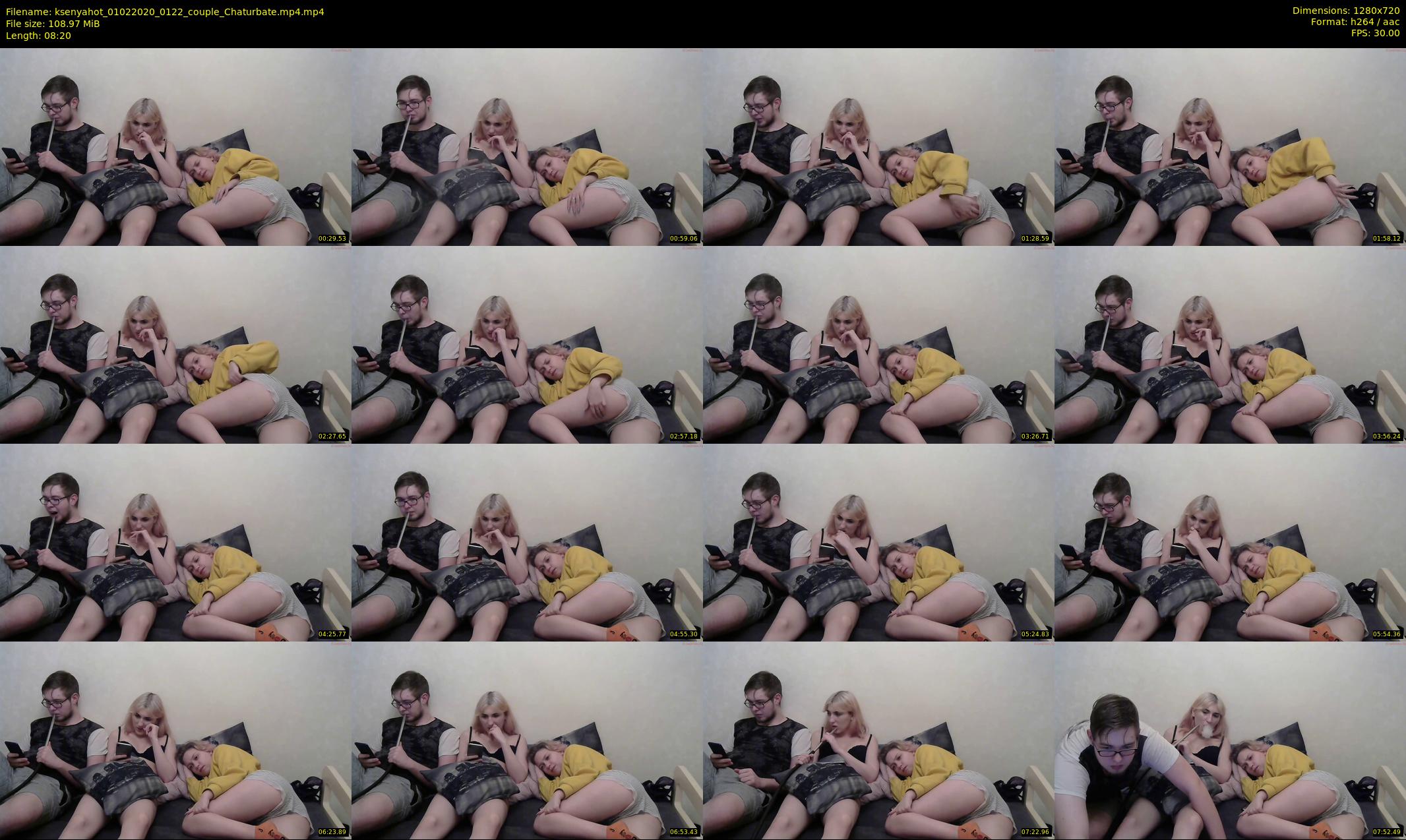 ksenyahot — 9 minute Chaturbate couple cam show recording, 720p, Feb 1, 2020