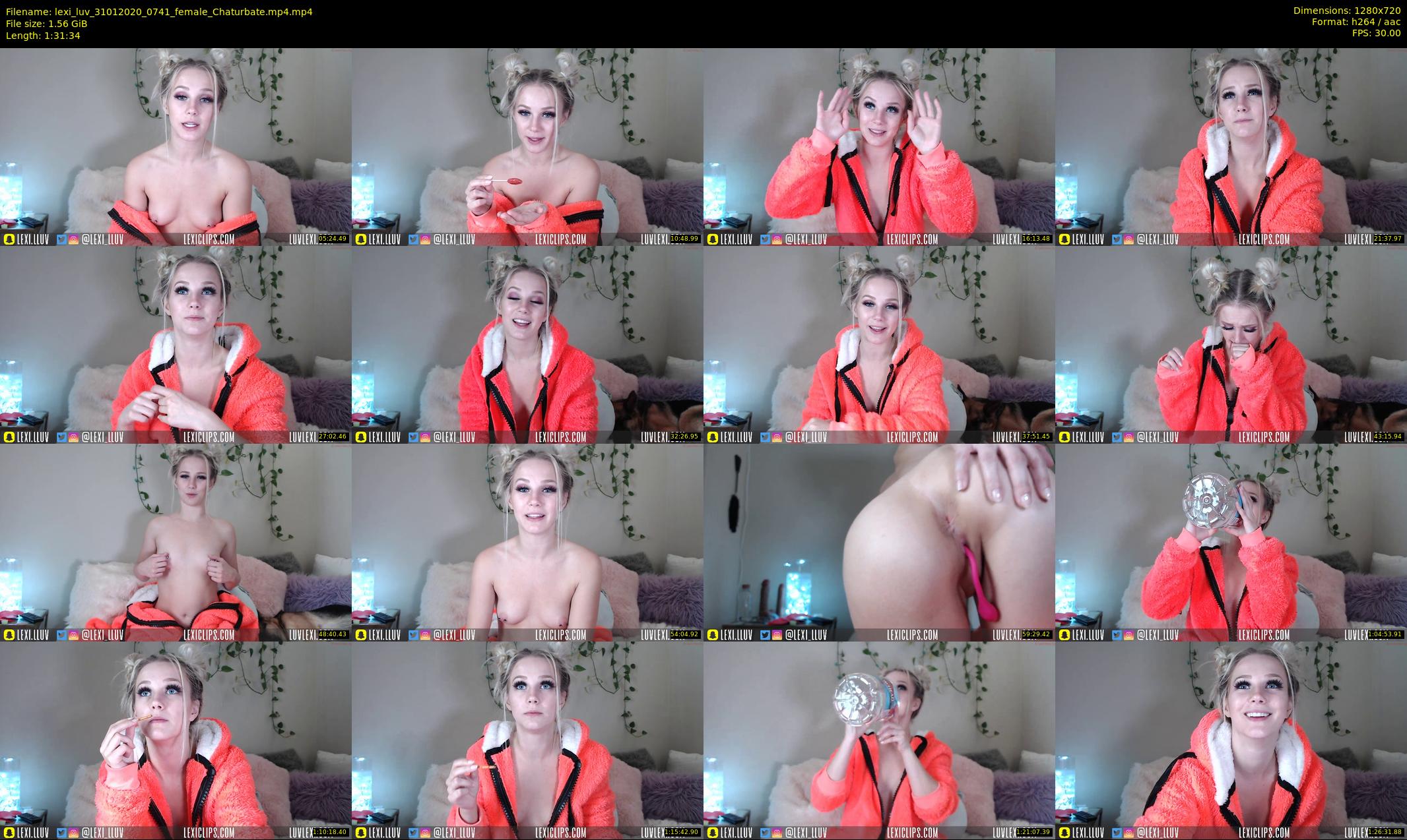 lexi_luv — 92 minute Chaturbate female cam show recording, 720p, Jan 31, 2020