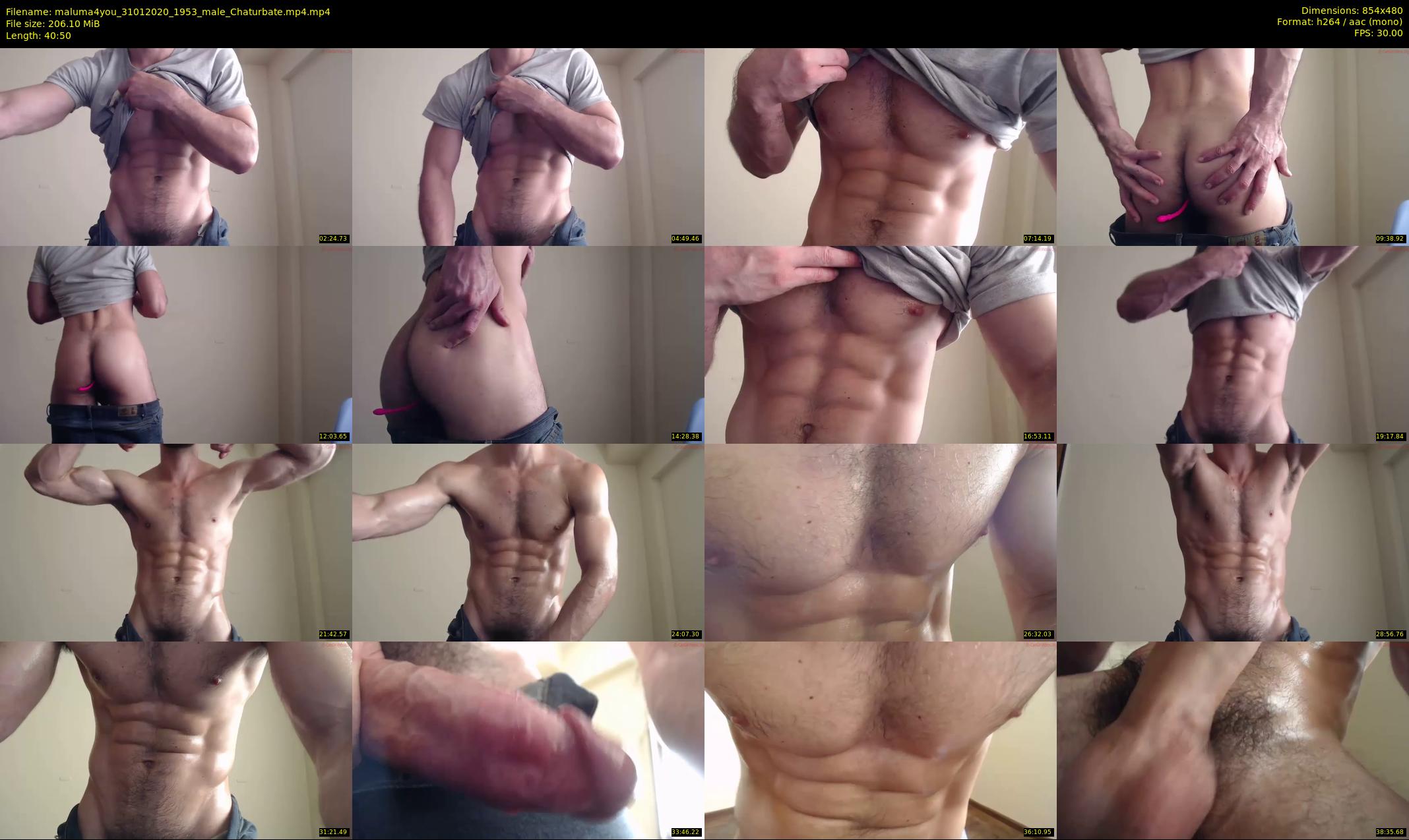 maluma4you — 41 minute Chaturbate male cam show recording, 480p, Jan 31, 2020