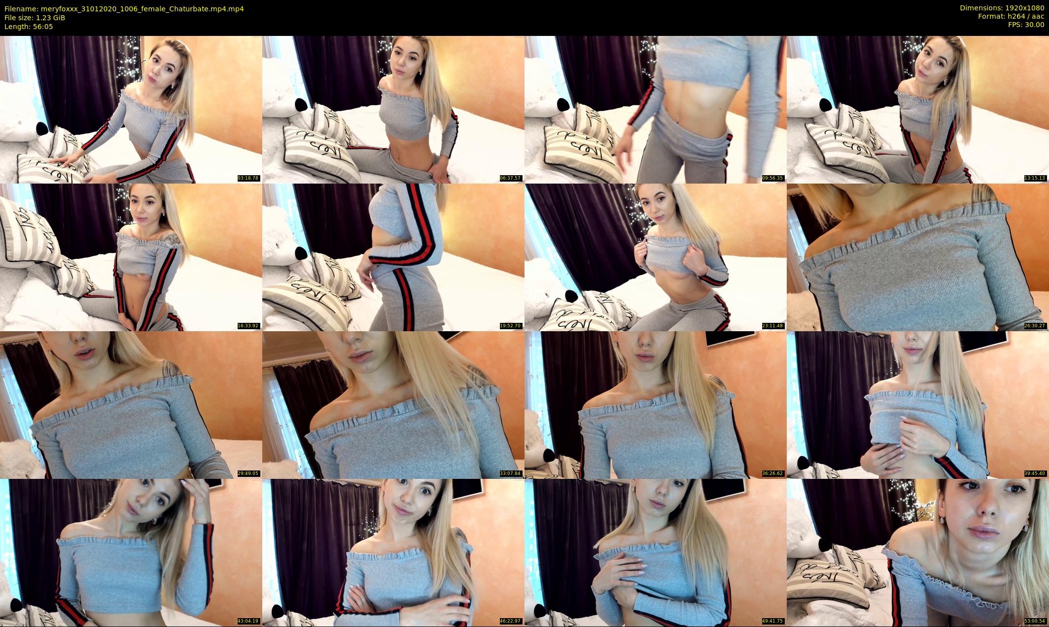 meryfoxxx — 57 minute Chaturbate female cam show recording, 1080p, Jan 31, 2020
