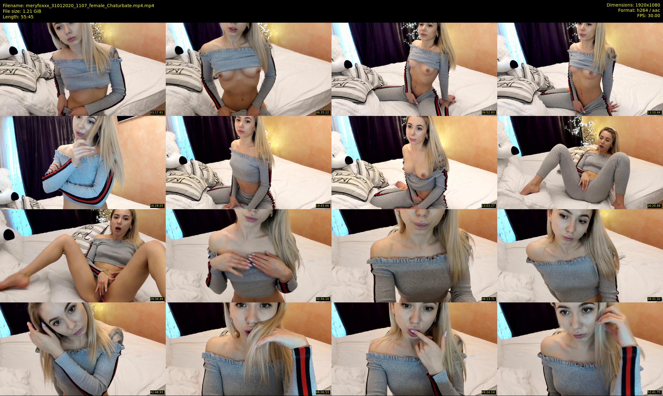 meryfoxxx — 56 minute Chaturbate female cam show recording, 1080p, Jan 31, 2020