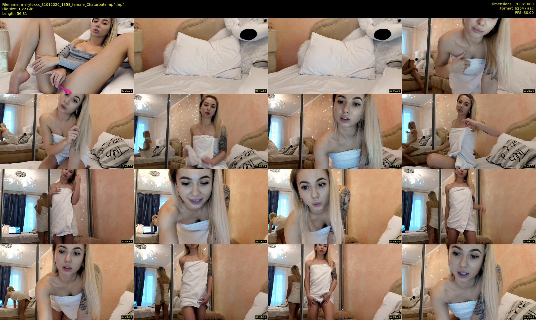 meryfoxxx — 57 minute Chaturbate female cam show recording, 1080p, Jan 31, 2020