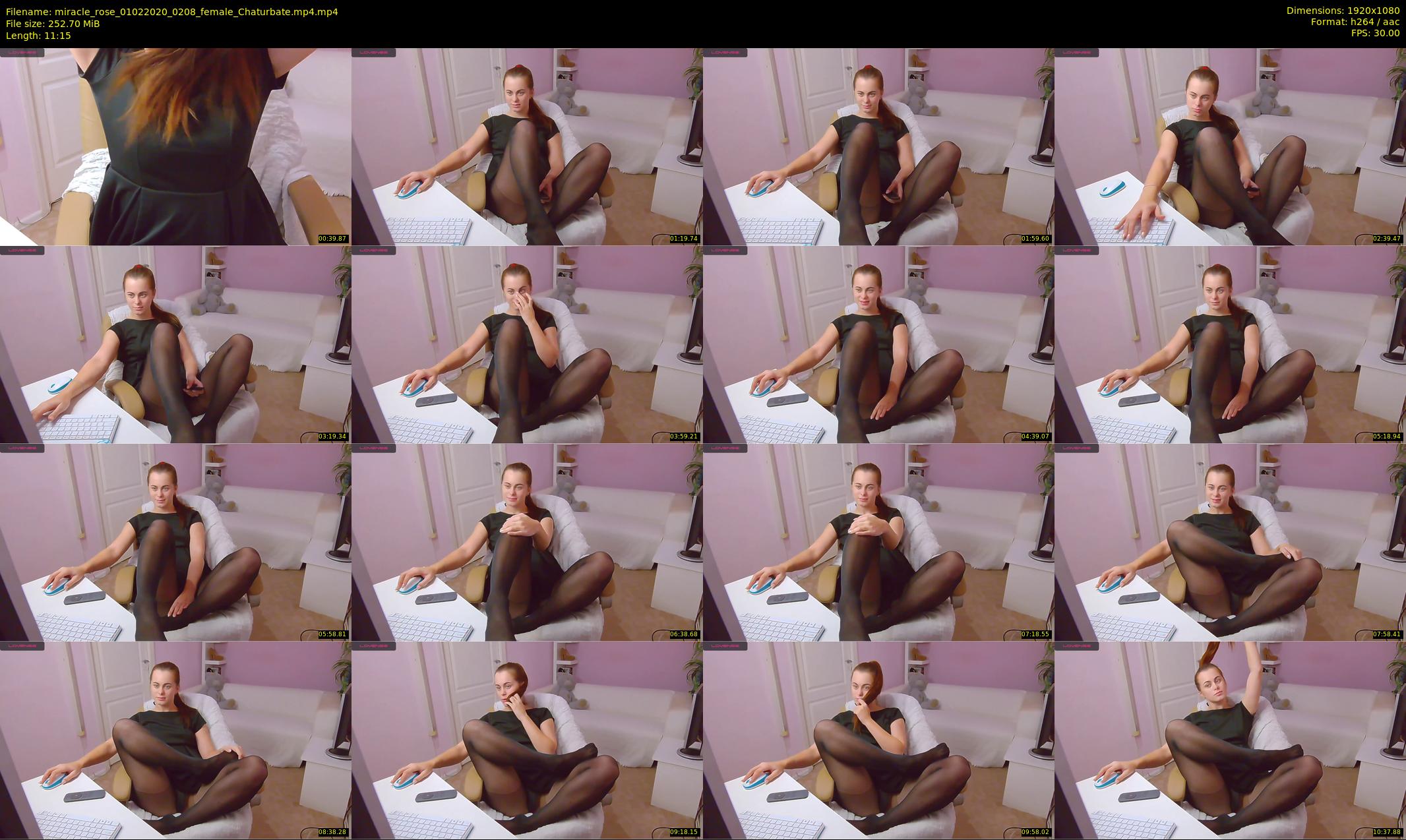 miracle_rose — 12 minute Chaturbate female cam show recording, 1080p, Feb 1, 2020