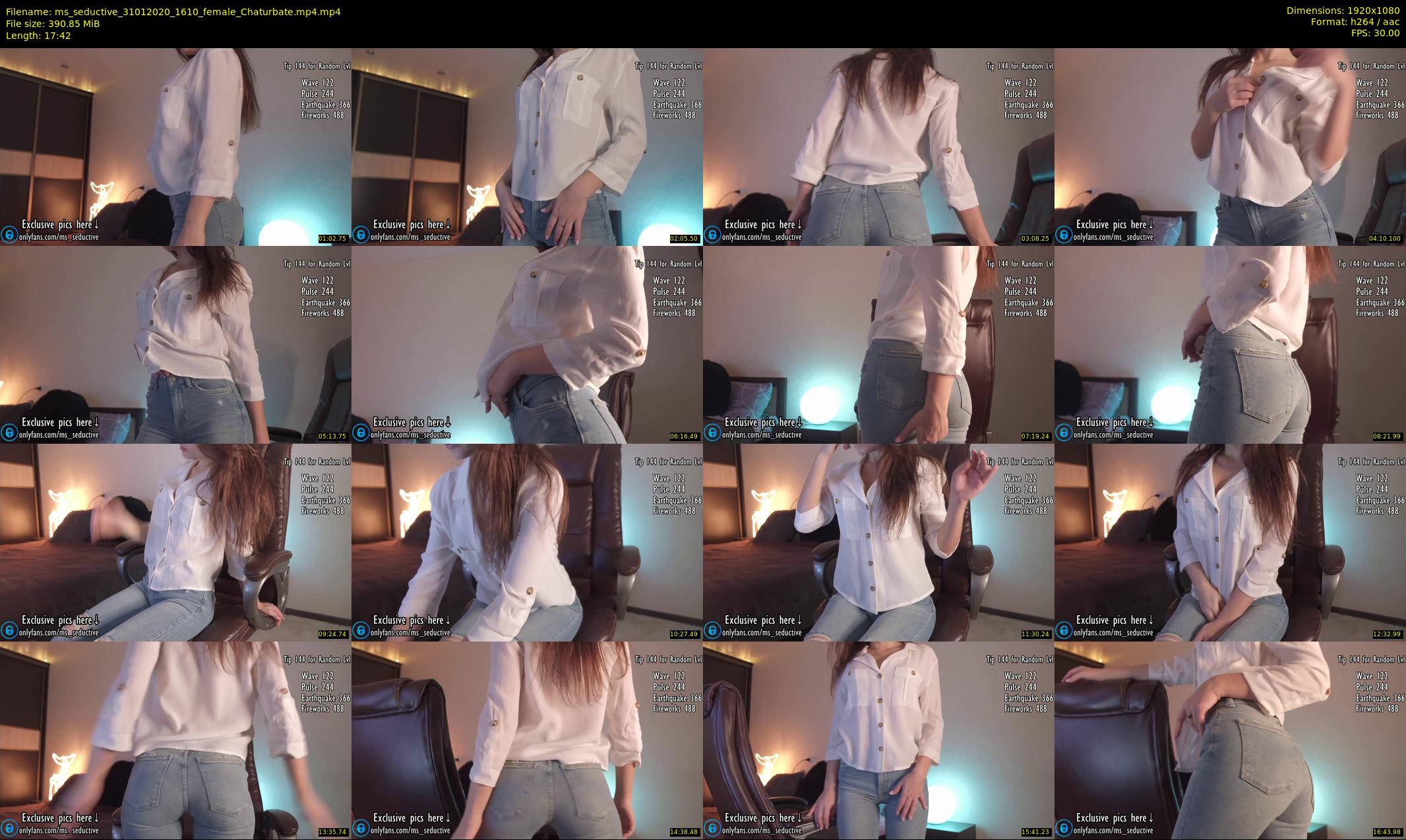 ms_seductive — 18 minute Chaturbate female cam show recording, 1080p, Jan 31, 2020