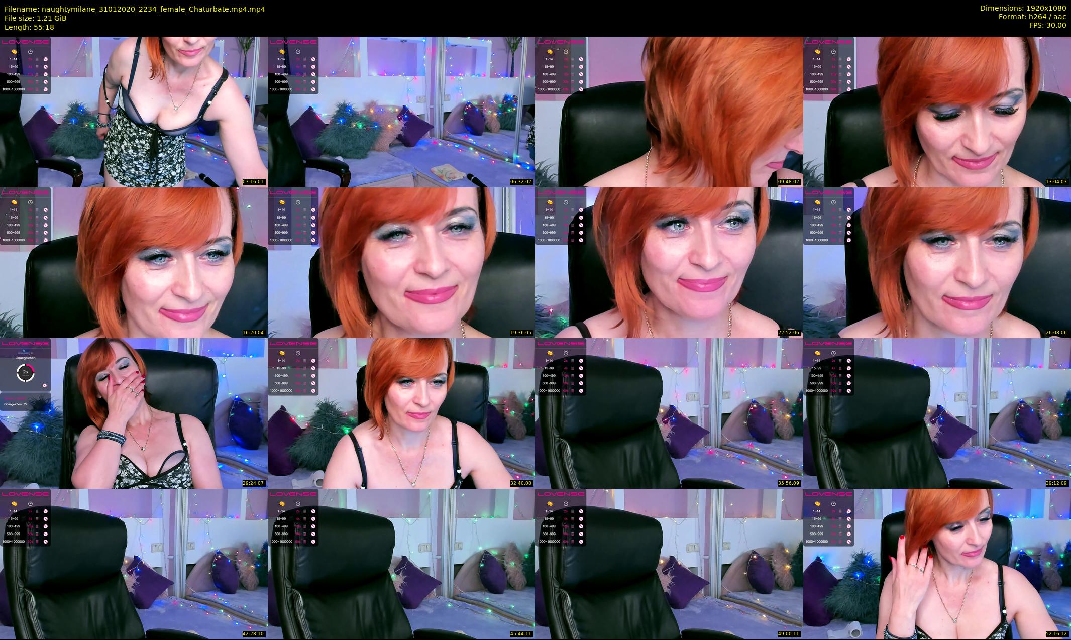 naughtymilane — 56 minute Chaturbate female cam show recording, 1080p, Jan 31, 2020