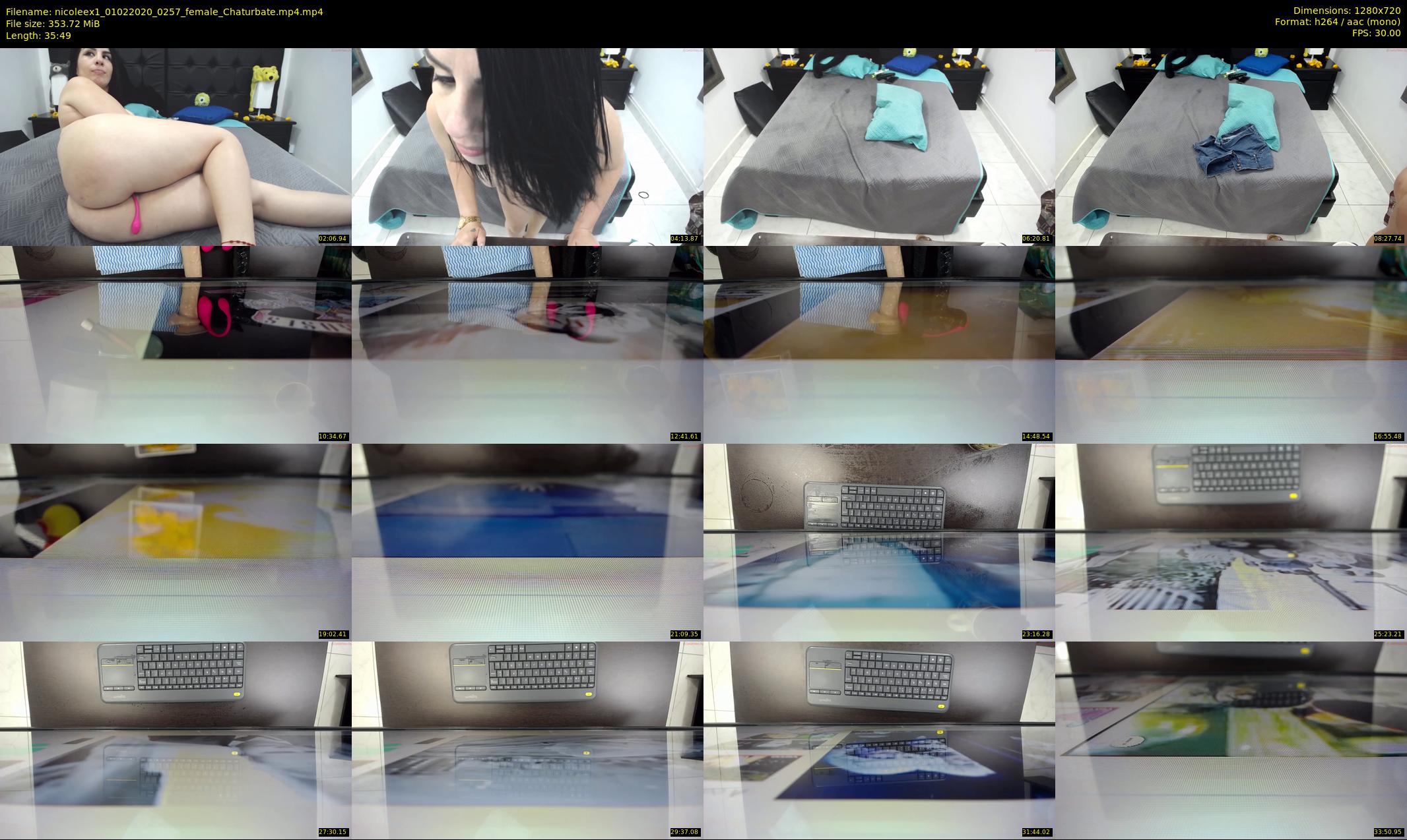 nicoleex1 — 36 minute Chaturbate female cam show recording, 720p, Feb 1, 2020