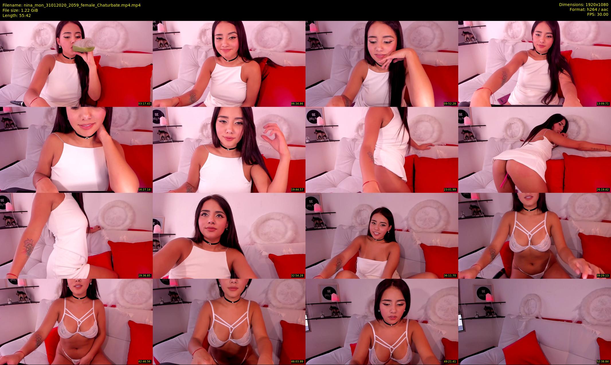 nina_mon — 56 minute Chaturbate female cam show recording, 1080p, Jan 31, 2020
