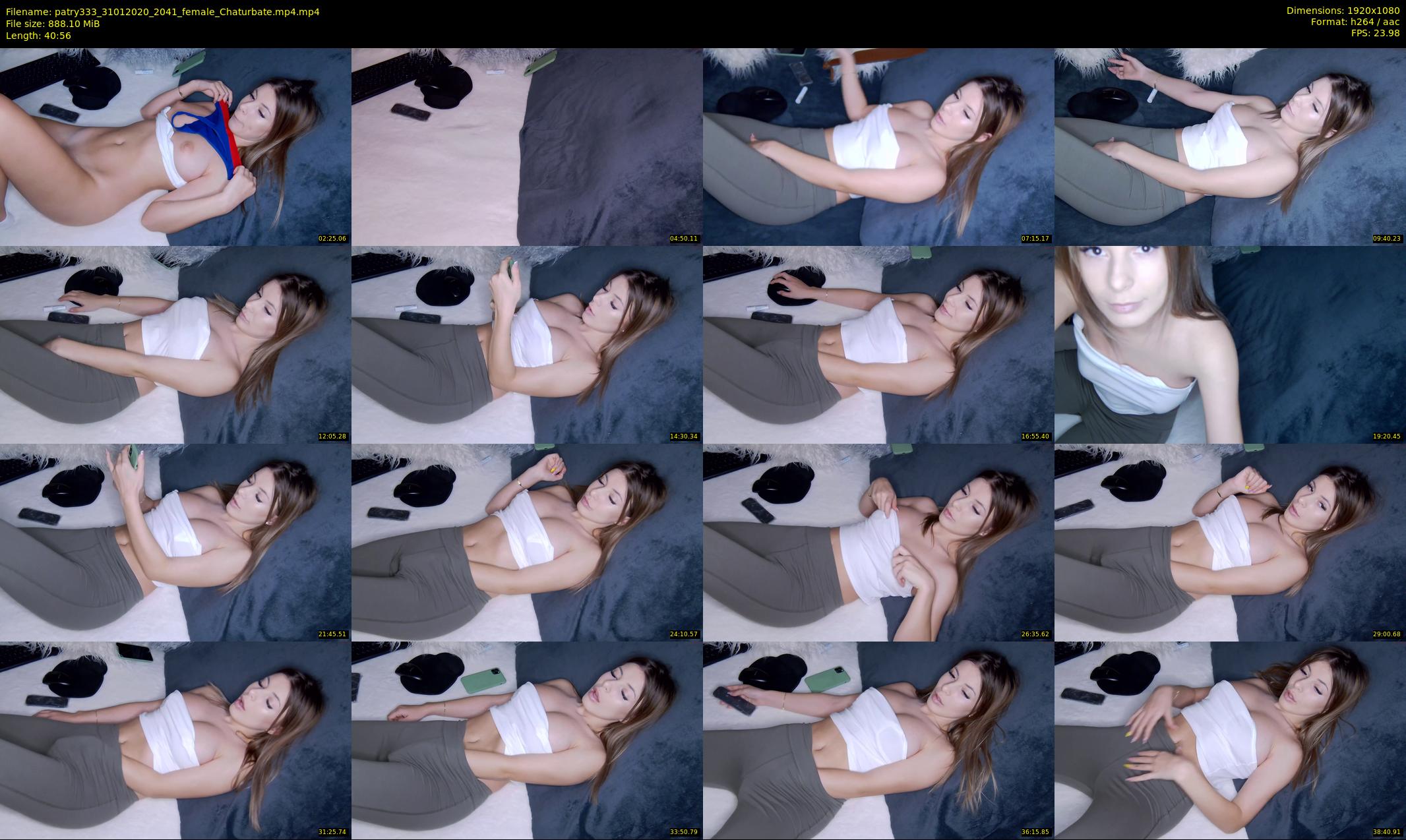patry333 — 41 minute Chaturbate female cam show recording, 1080p, Jan 31, 2020