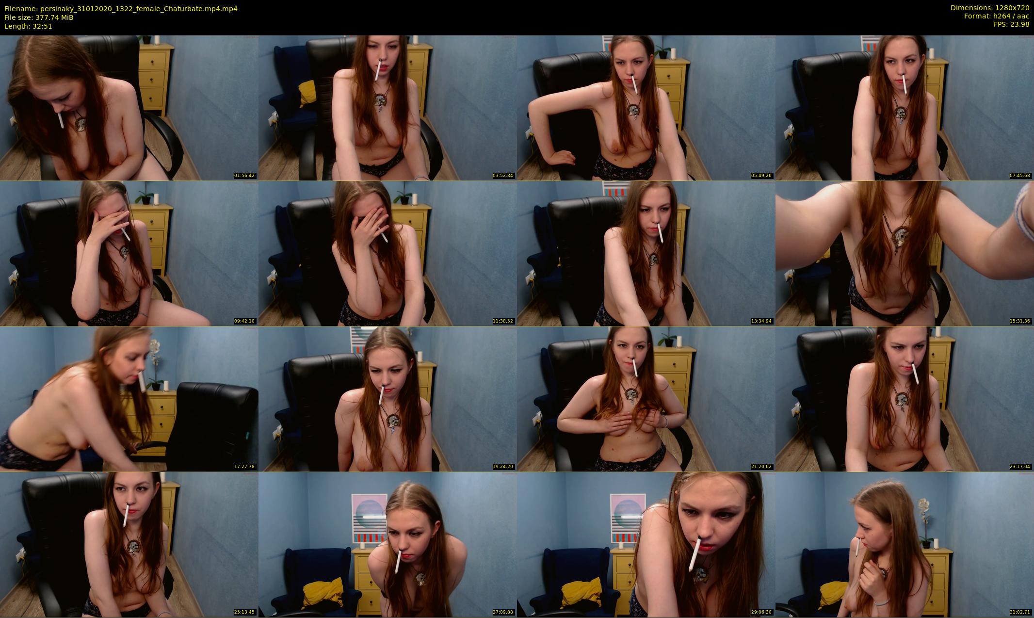 persinaky — 33 minute Chaturbate female cam show recording, 720p, Jan 31, 2020