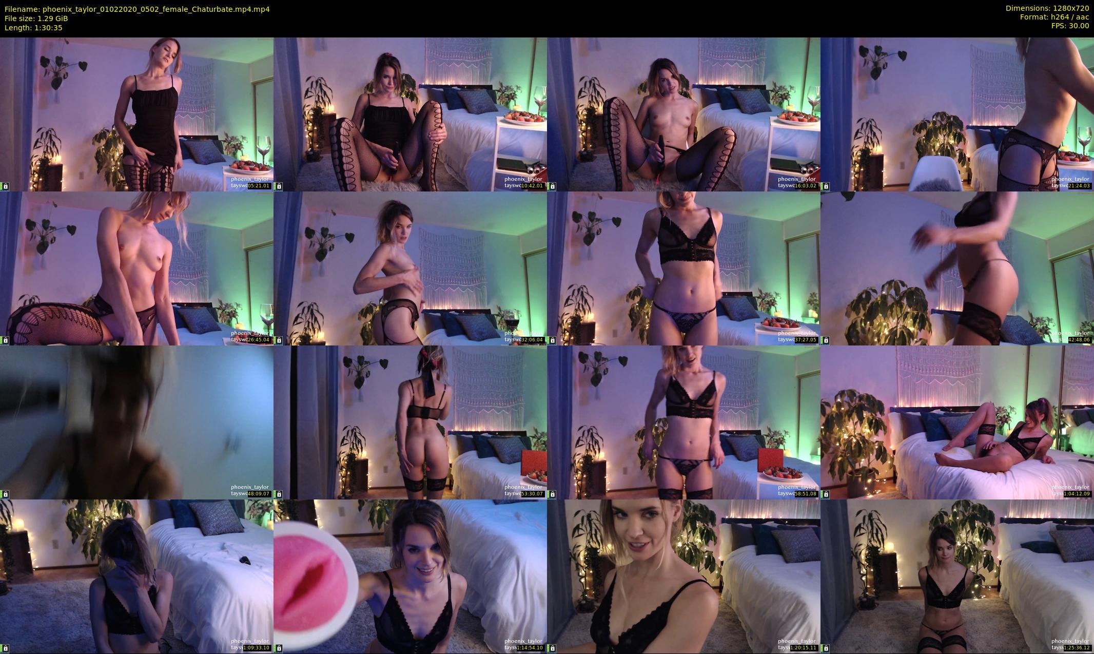 phoenix_taylor — 91 minute Chaturbate female cam show recording, 720p, Feb 1, 2020