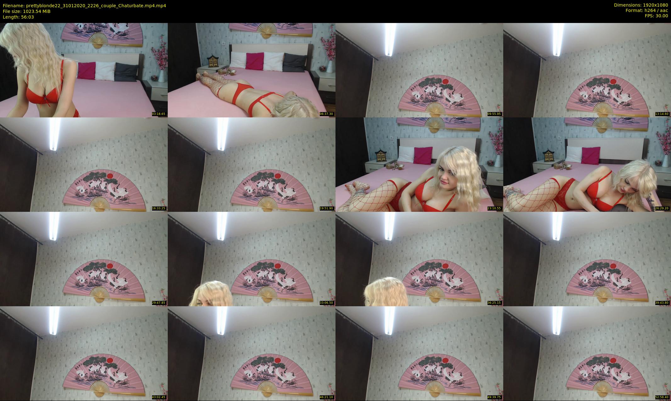 prettyblonde22 — 57 minute Chaturbate female cam show recording, 1080p, Jan 31, 2020