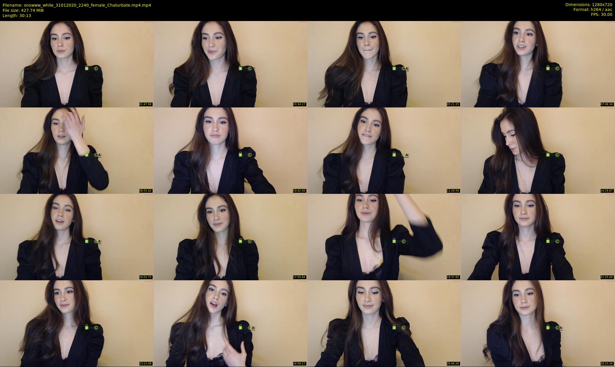 snowww_white — 31 minute Chaturbate female cam show recording, 720p, Jan 31, 2020