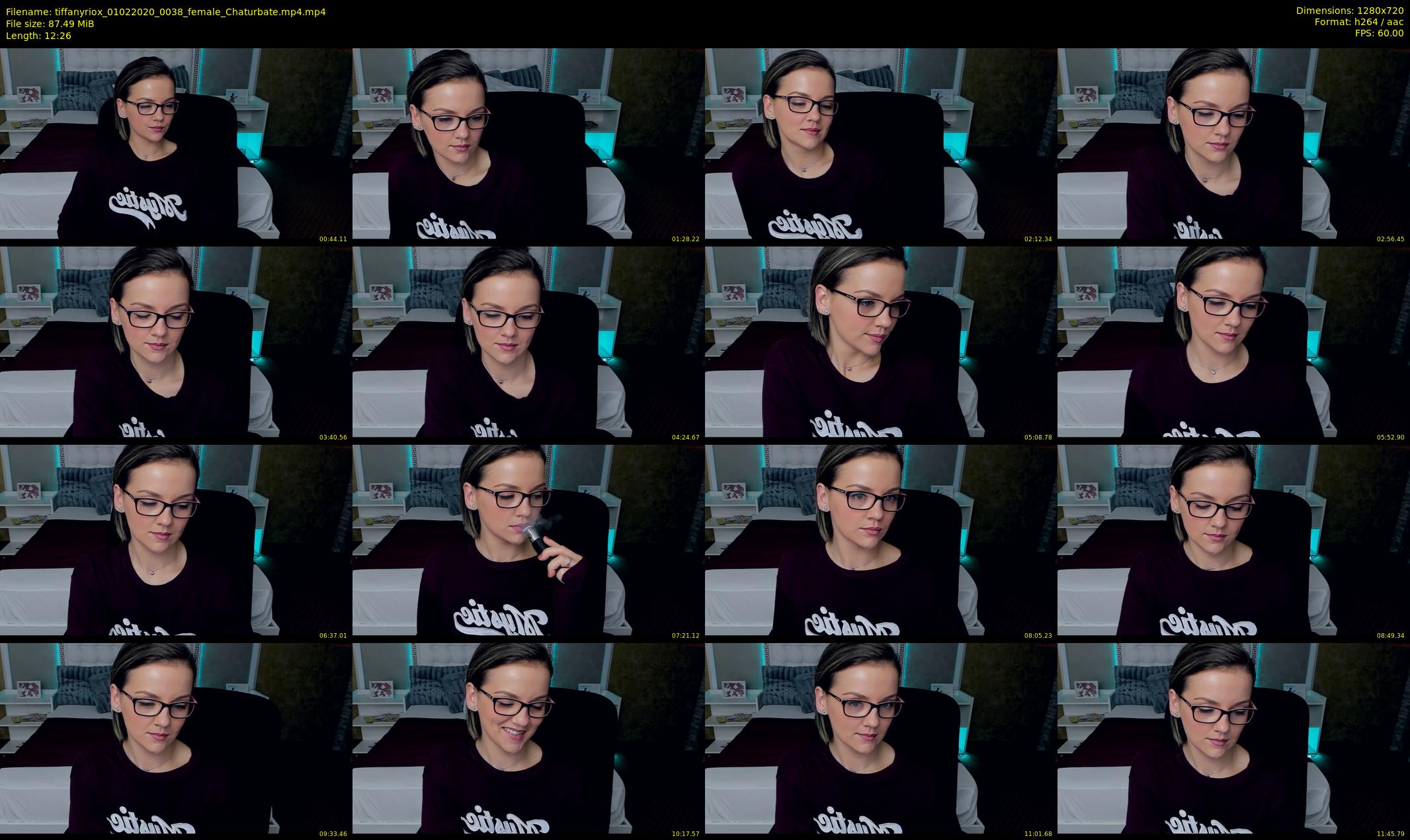 tiffanyriox — 13 minute Chaturbate female cam show recording, 720p, Feb 1, 2020