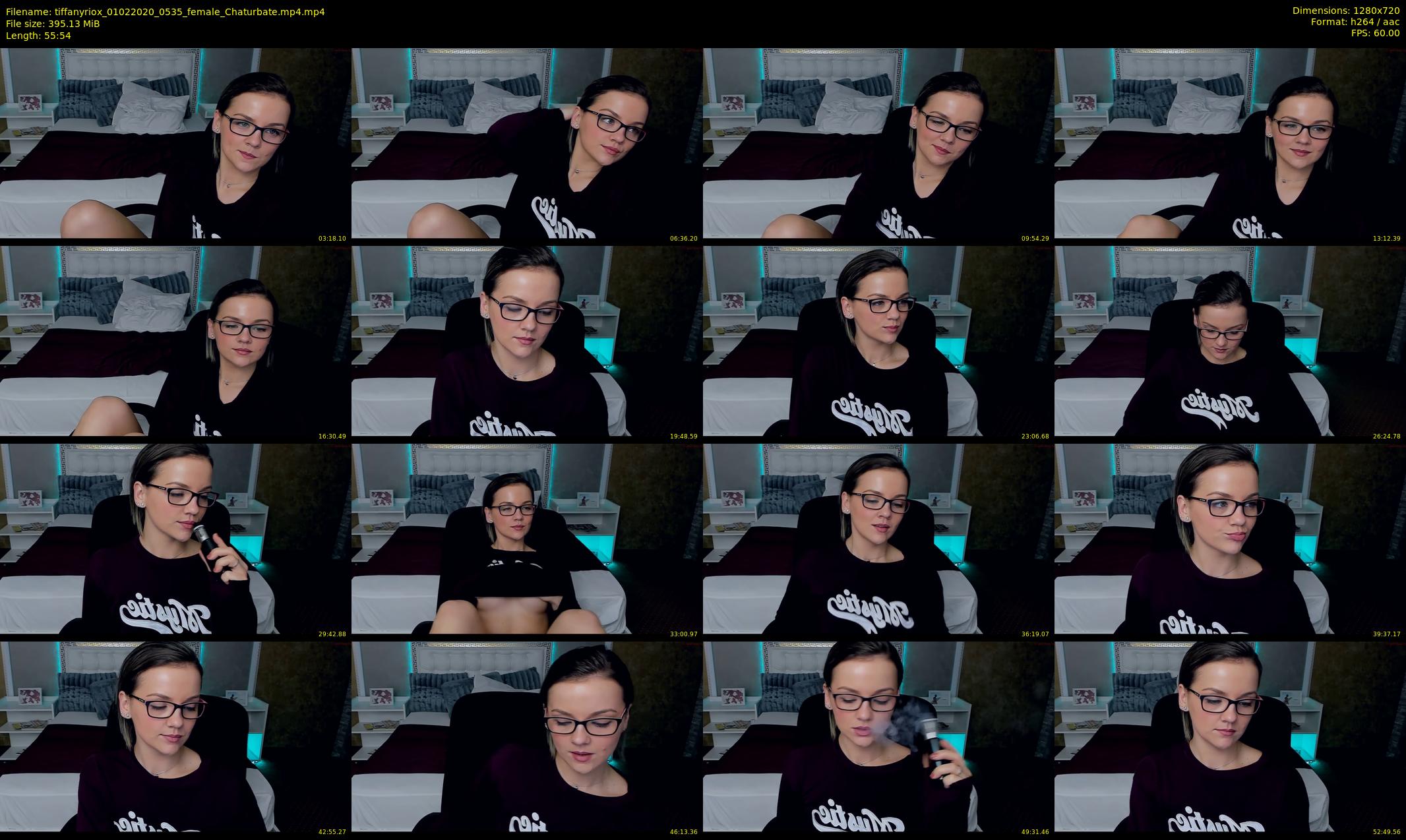 tiffanyriox — 56 minute Chaturbate female cam show recording, 720p, Feb 1, 2020