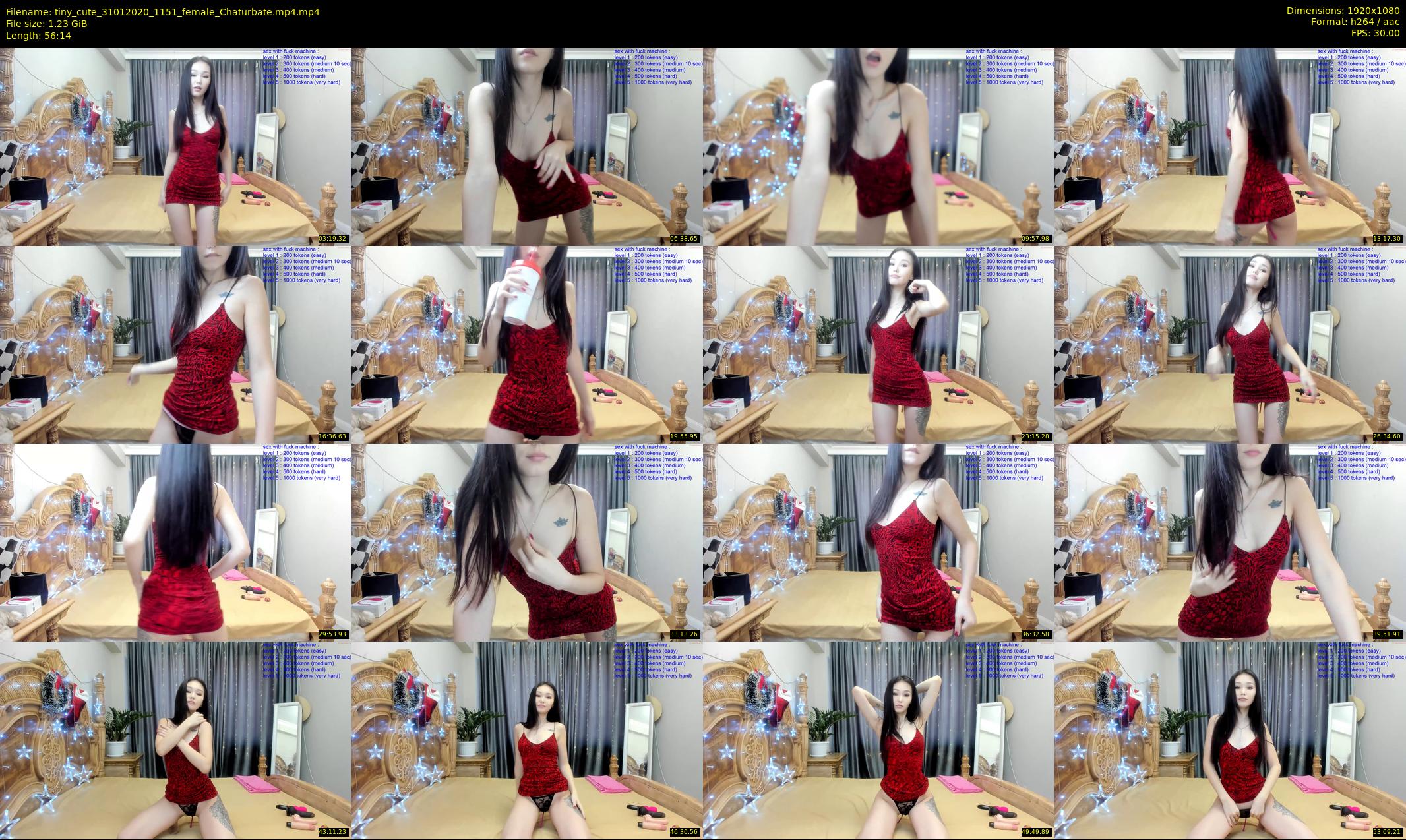 tiny_cute — 57 minute Chaturbate female cam show recording, 1080p, Jan 31, 2020